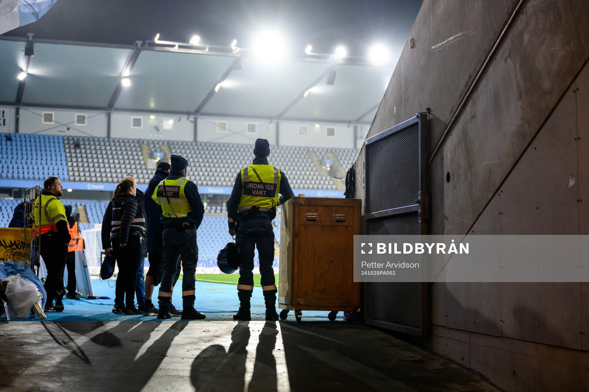 Ordningsvakter på Eleda Stadion