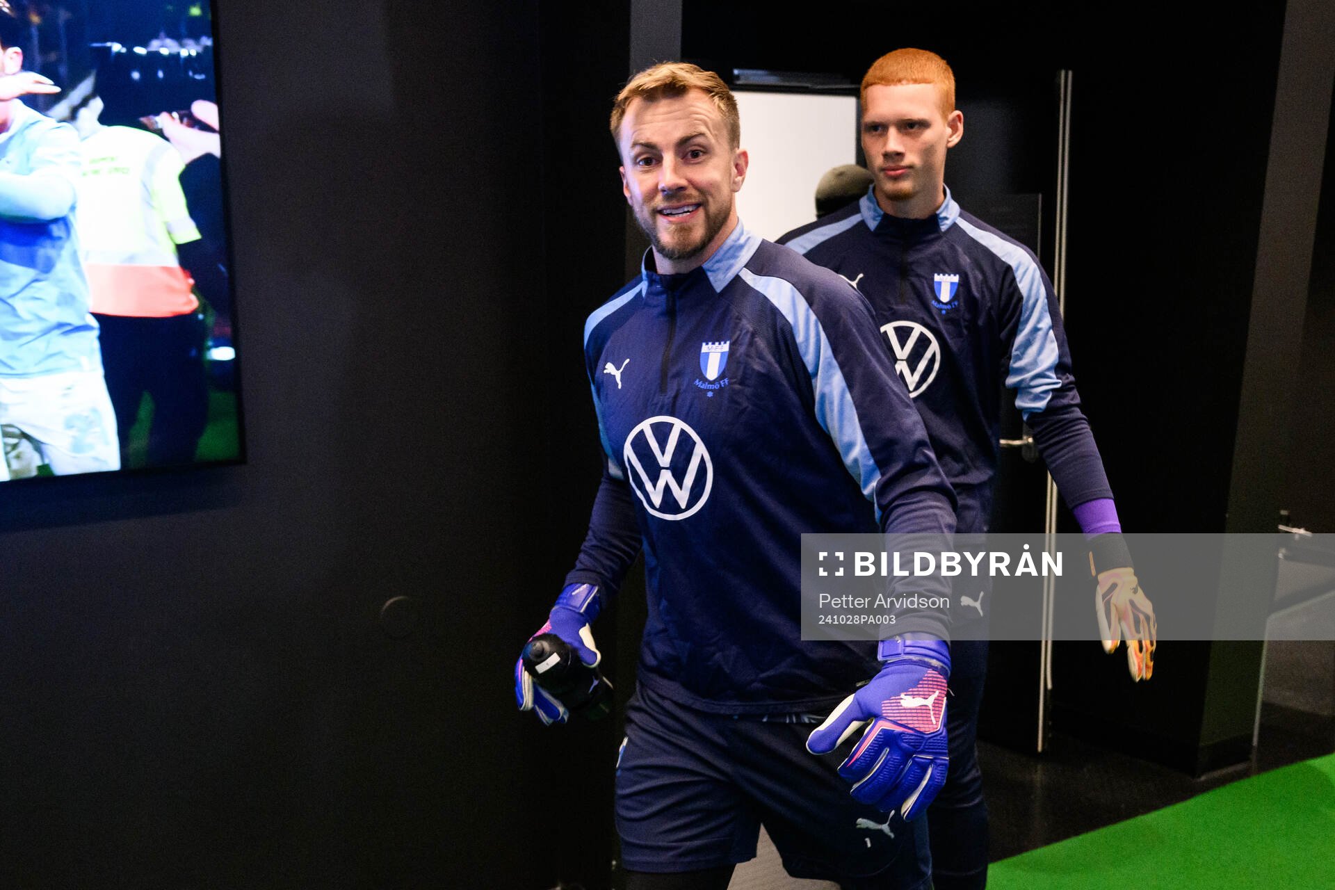 Malmö FFs målvakt Ricardo Friedrich och målvakt Joakim