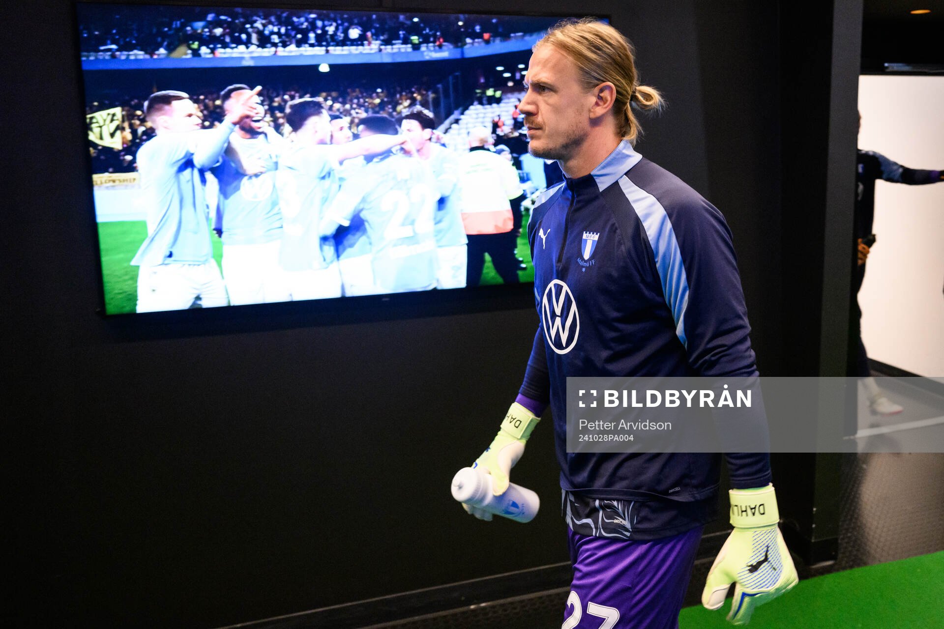 Malmö FFs målvakt Johan Dahlin
