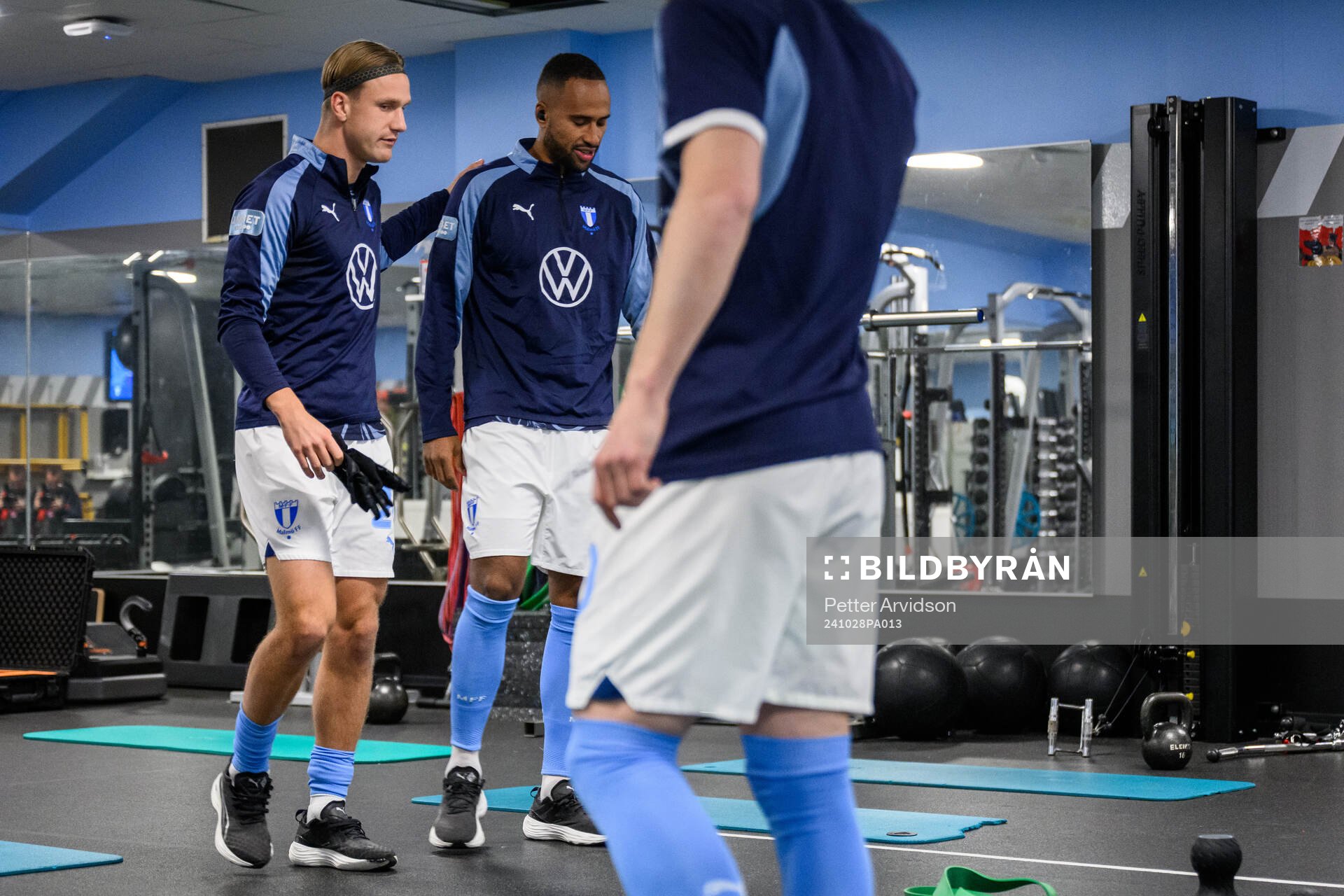 Malmö FFs Erik Botheim och Isaac Kiese Thelin införunder