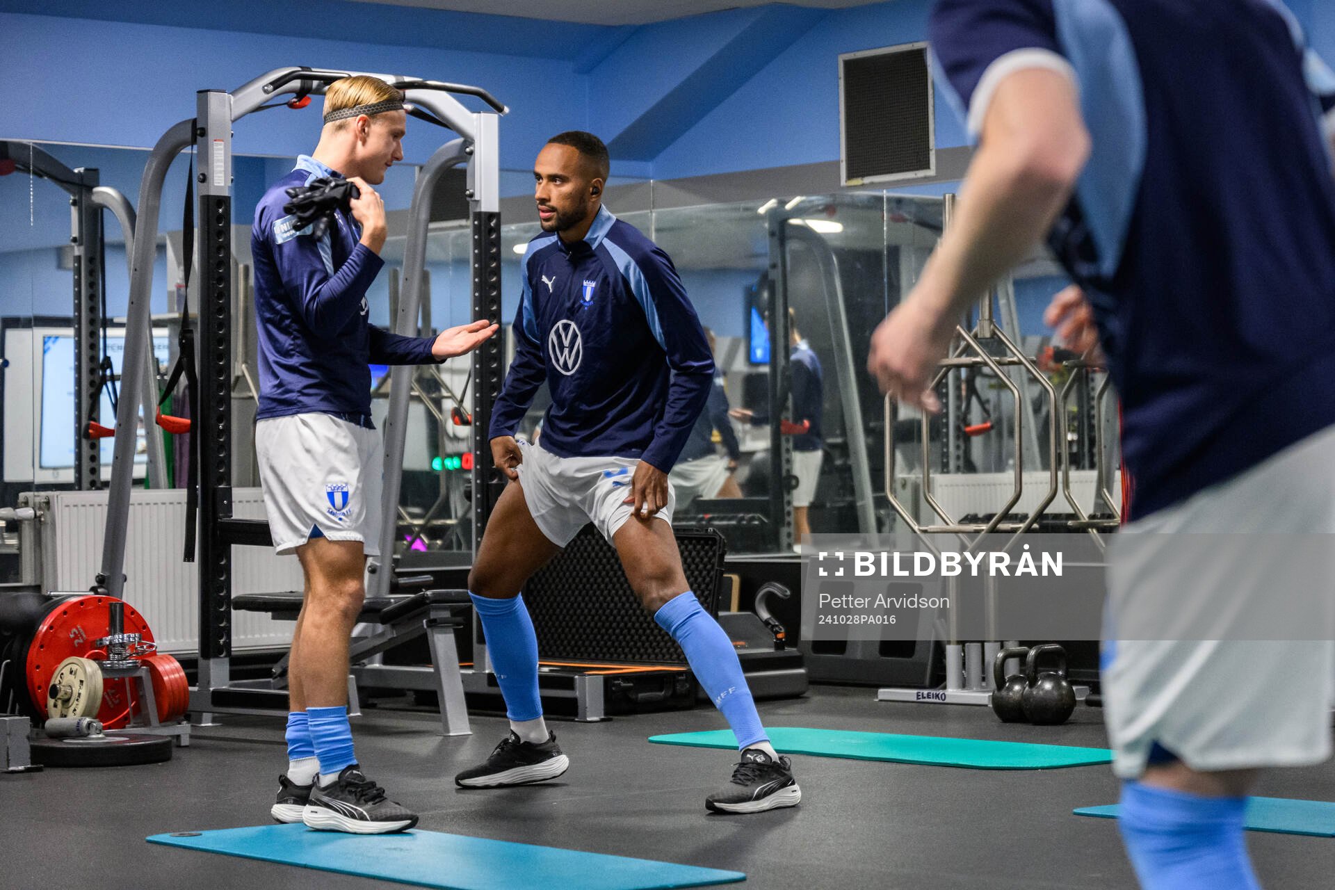 Malmö FFs Erik Botheim och Isaac Kiese Thelin