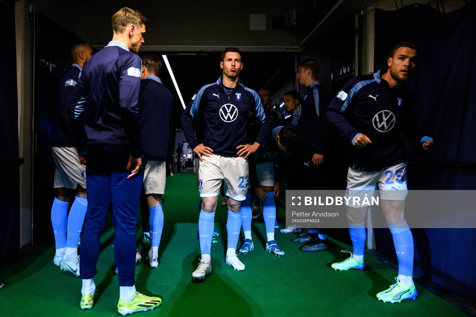 Malmö FFs Lasse Berg Johnsen och Gabriel Busanello