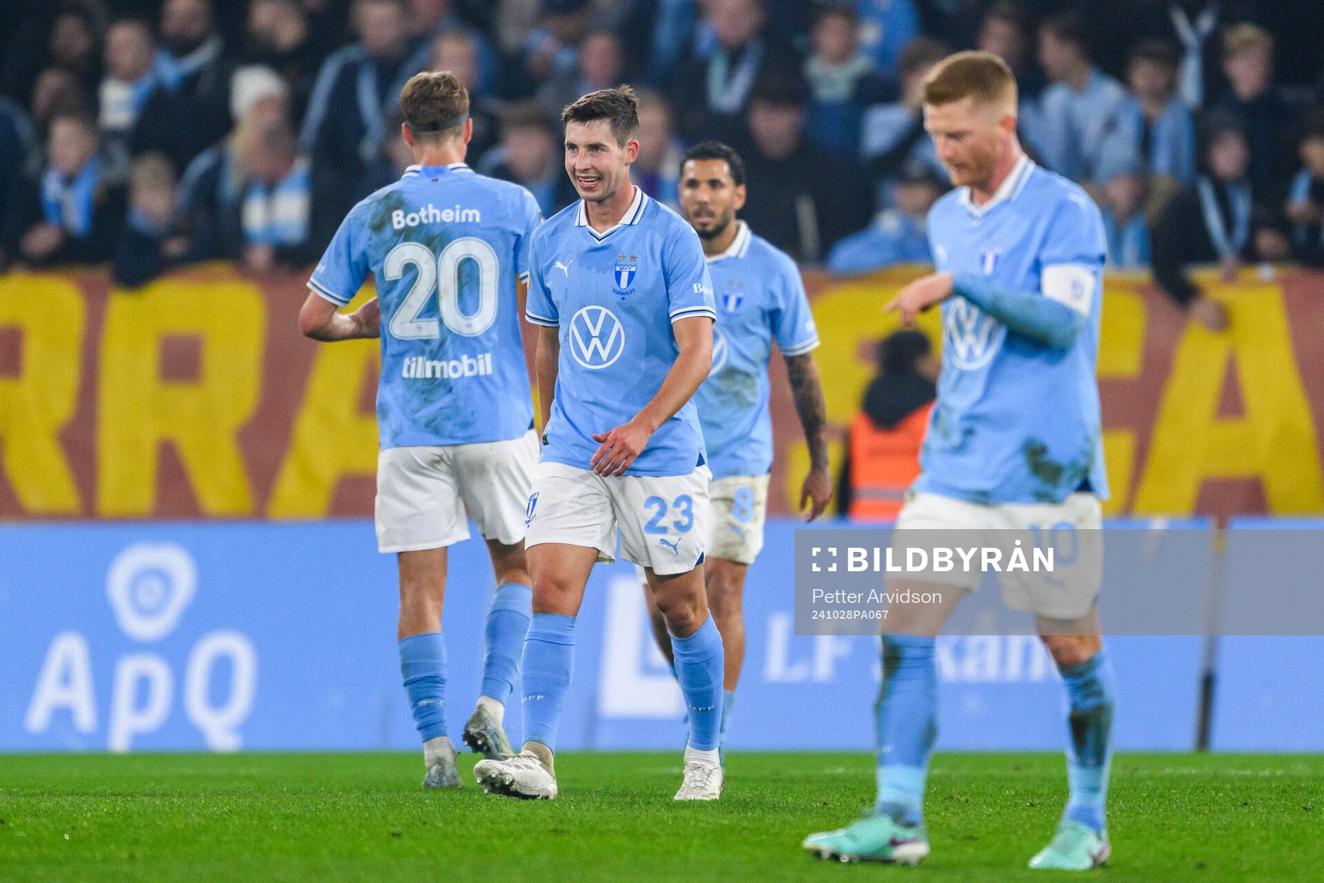Malmö FFs Lasse Berg Johnsen deppar