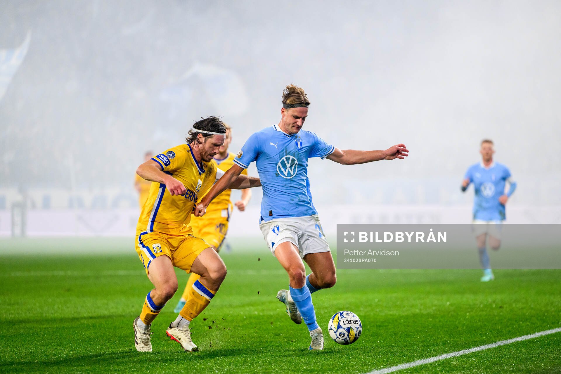 IFK Göteborgs Gustav Svensson och Malmö FFs Erik Botheim