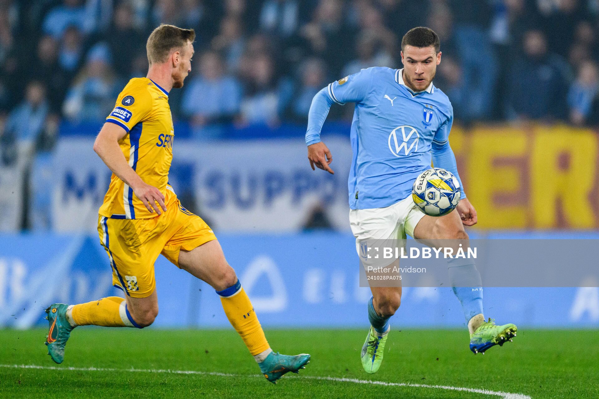 IFK Göteborgs Sebastian Ohlsson och Malmö FFs Gabriel