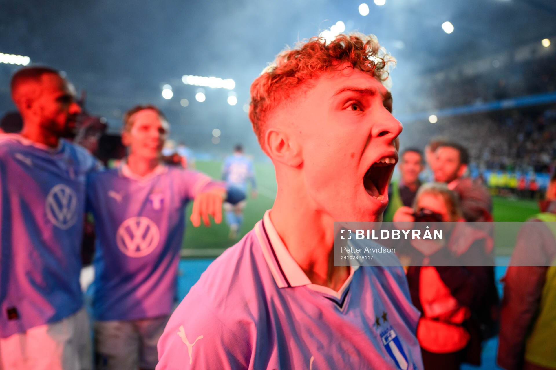 Malmö FFs Hugo Bolin jublar
