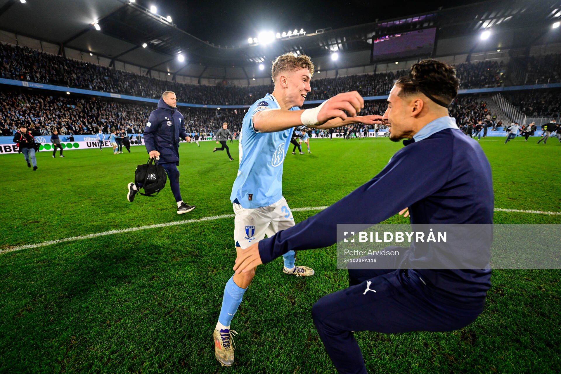Malmö FFs Hugo Bolin jublar
