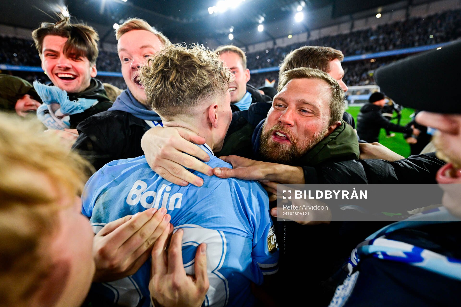 Malmö FFs Hugo Bolin jublar