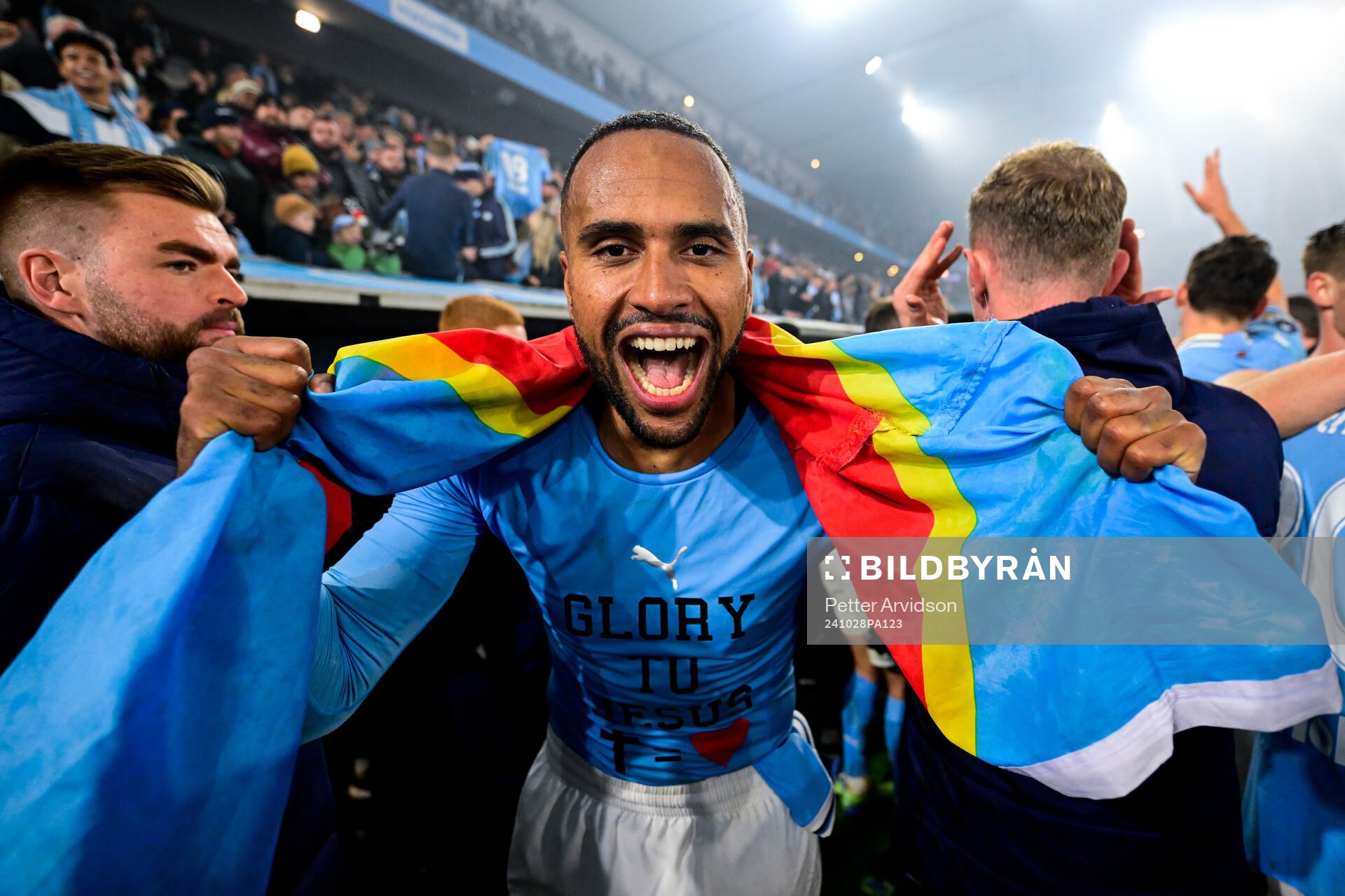 Malmö FFs Isaac Kiese Thelin jublar