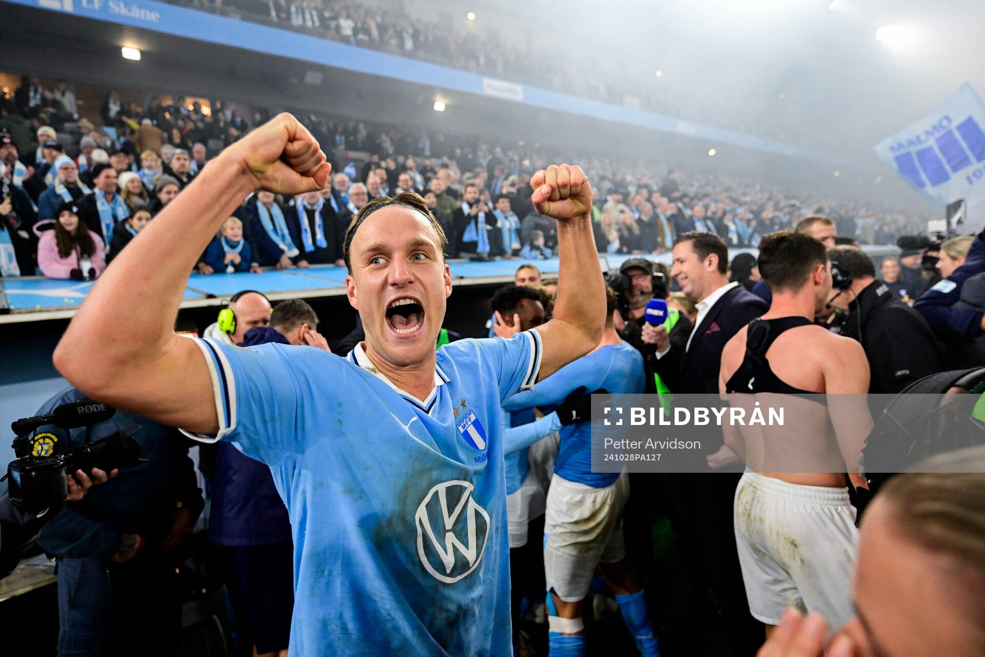 Malmö FFs Erik Botheim jublar