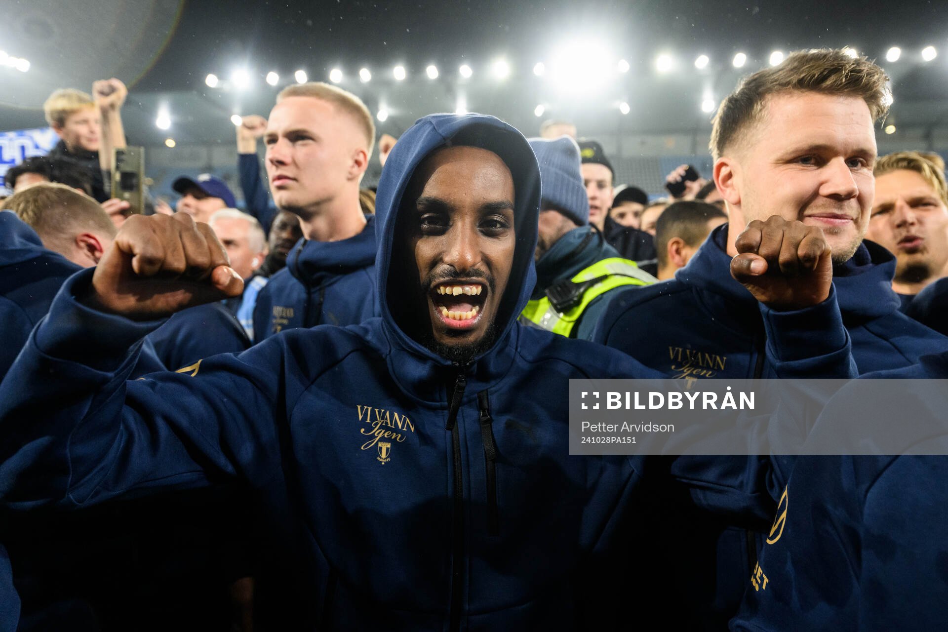 Malmö FFs Taha Ali jublar