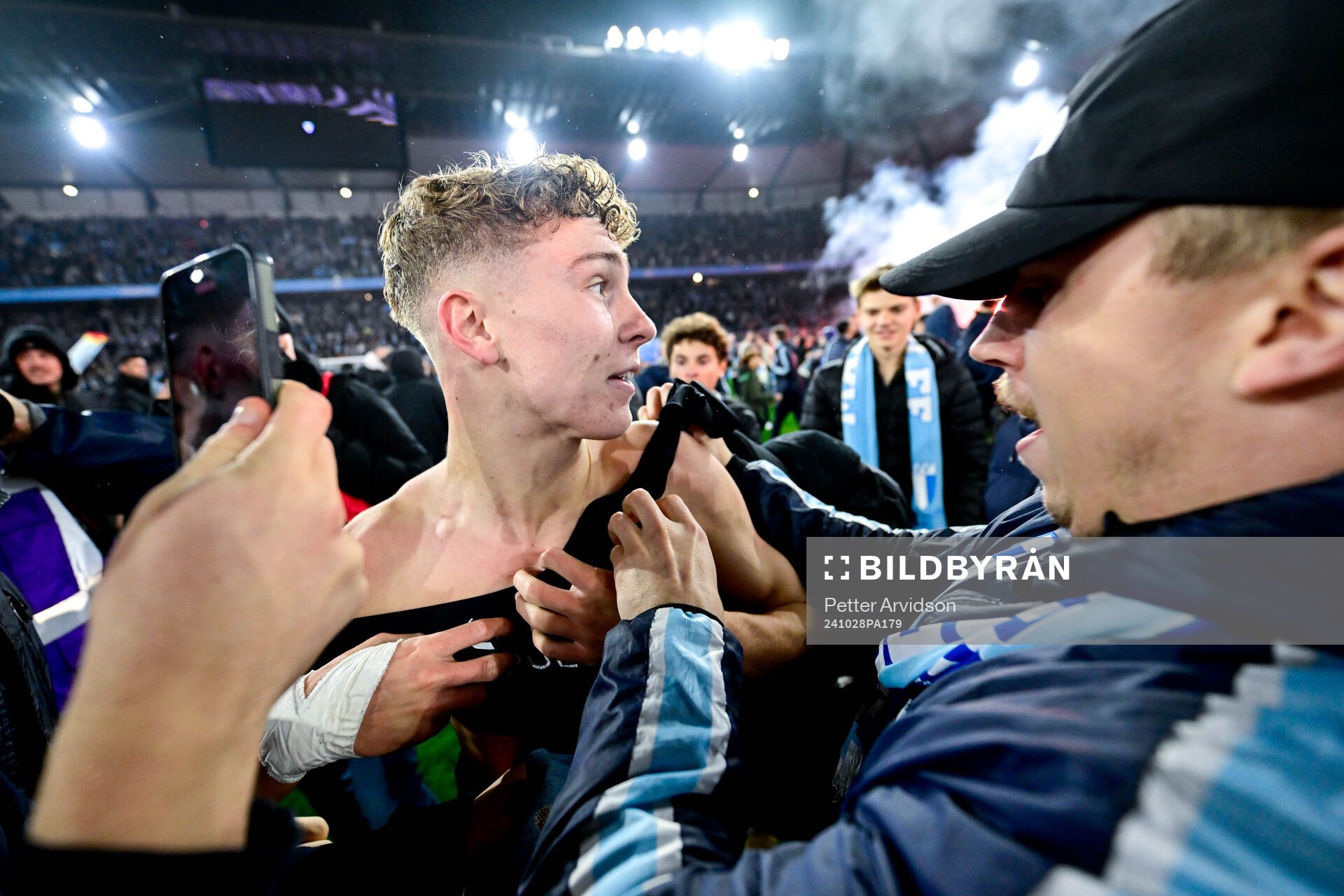Malmö FFs Hugo Bolin jublar