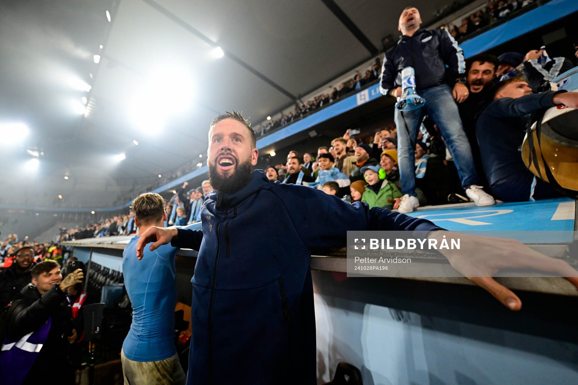 Malmö FFs Pontus Jansson jublar