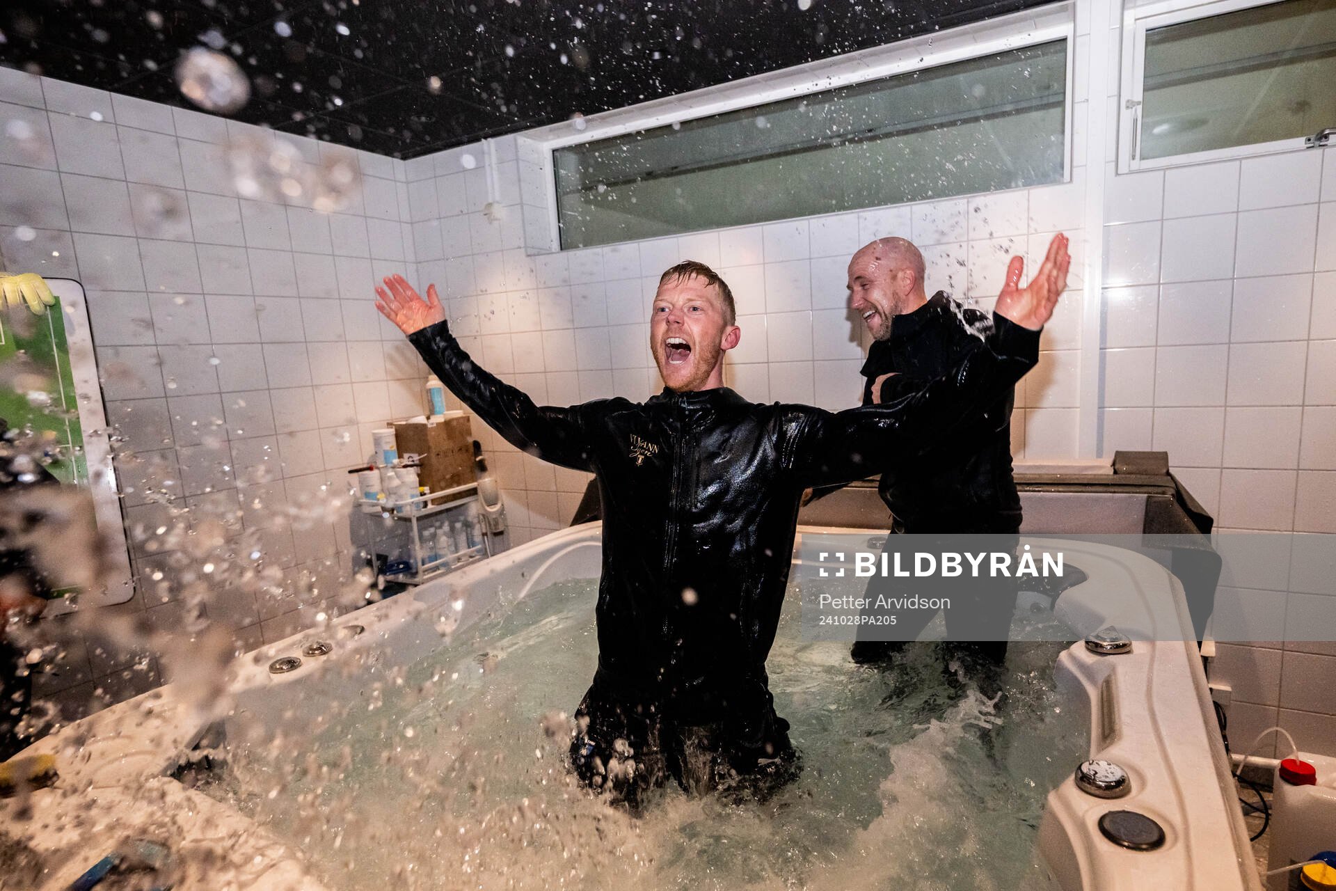 Malmö FFs Anders Christiansen och tränare Henrik