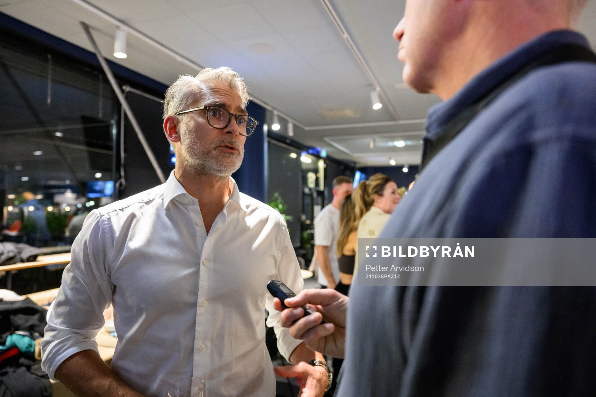 Malmö FFs vd Niclas Carlnen på segerbanketten