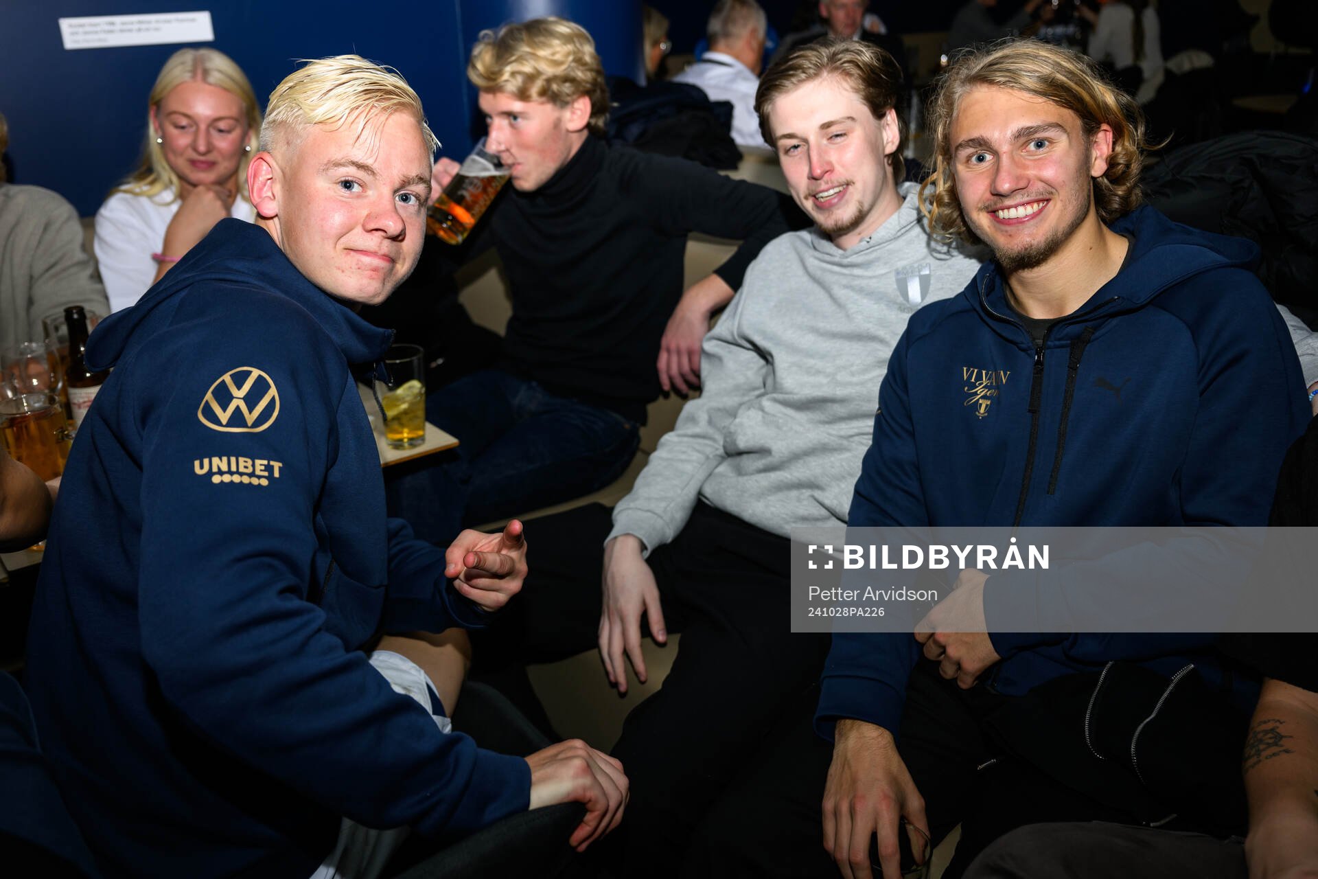 Malmö FFs Otto Rosengren och Sebastian Nanasi på