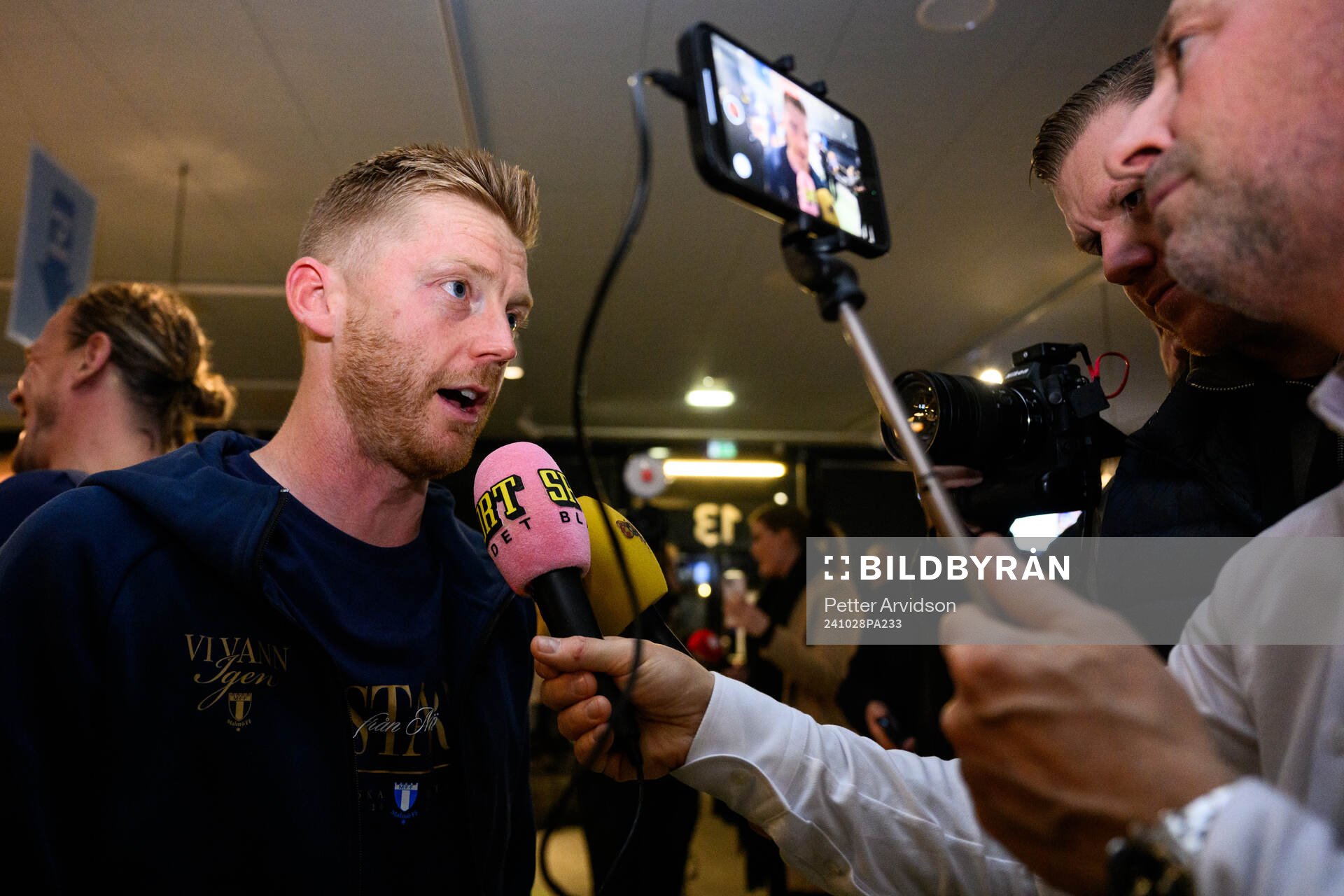 Malmö FFs Anders Christiansen på guldbanketten