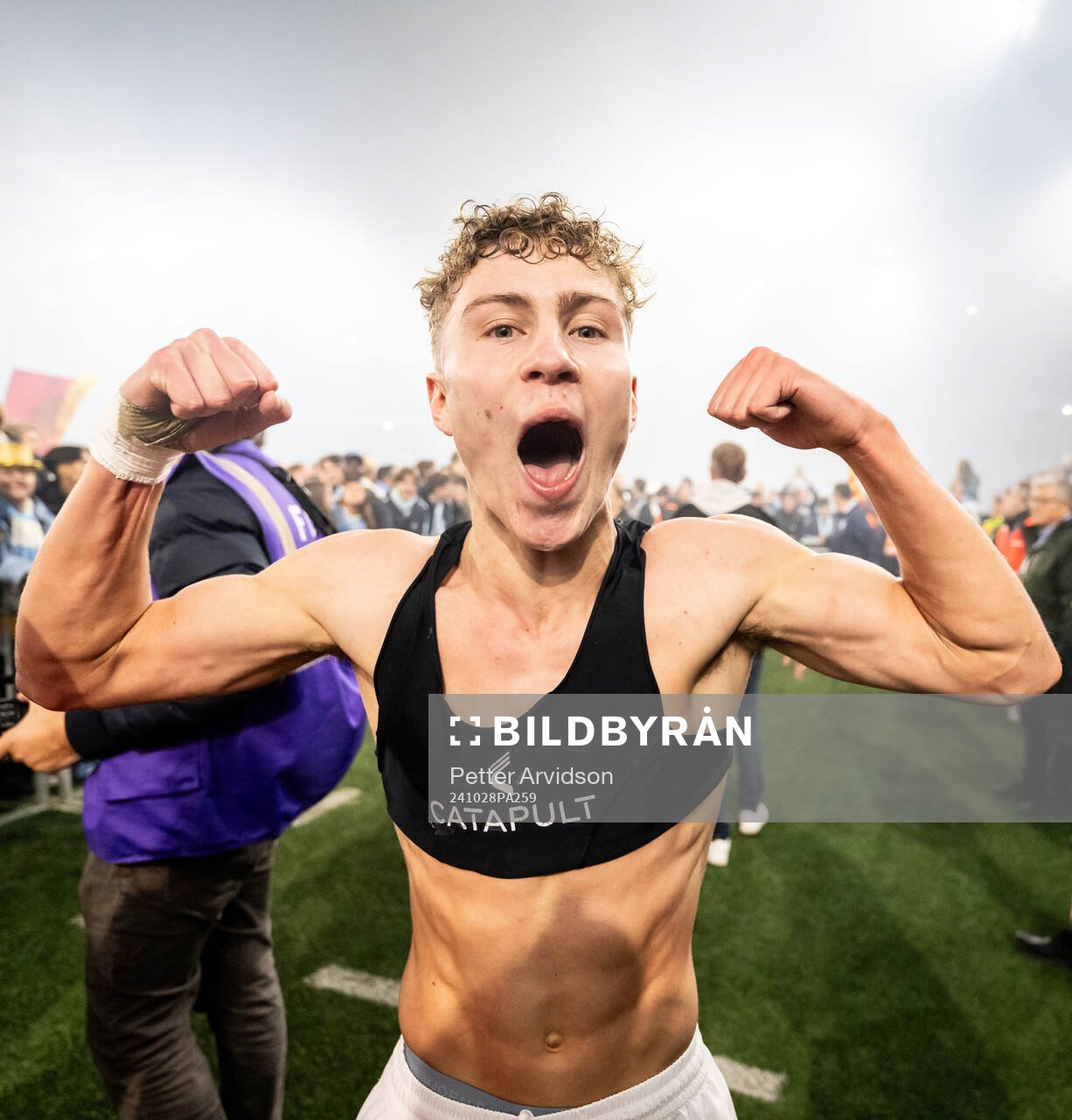 Malmö FFs Hugo Bolin jublar