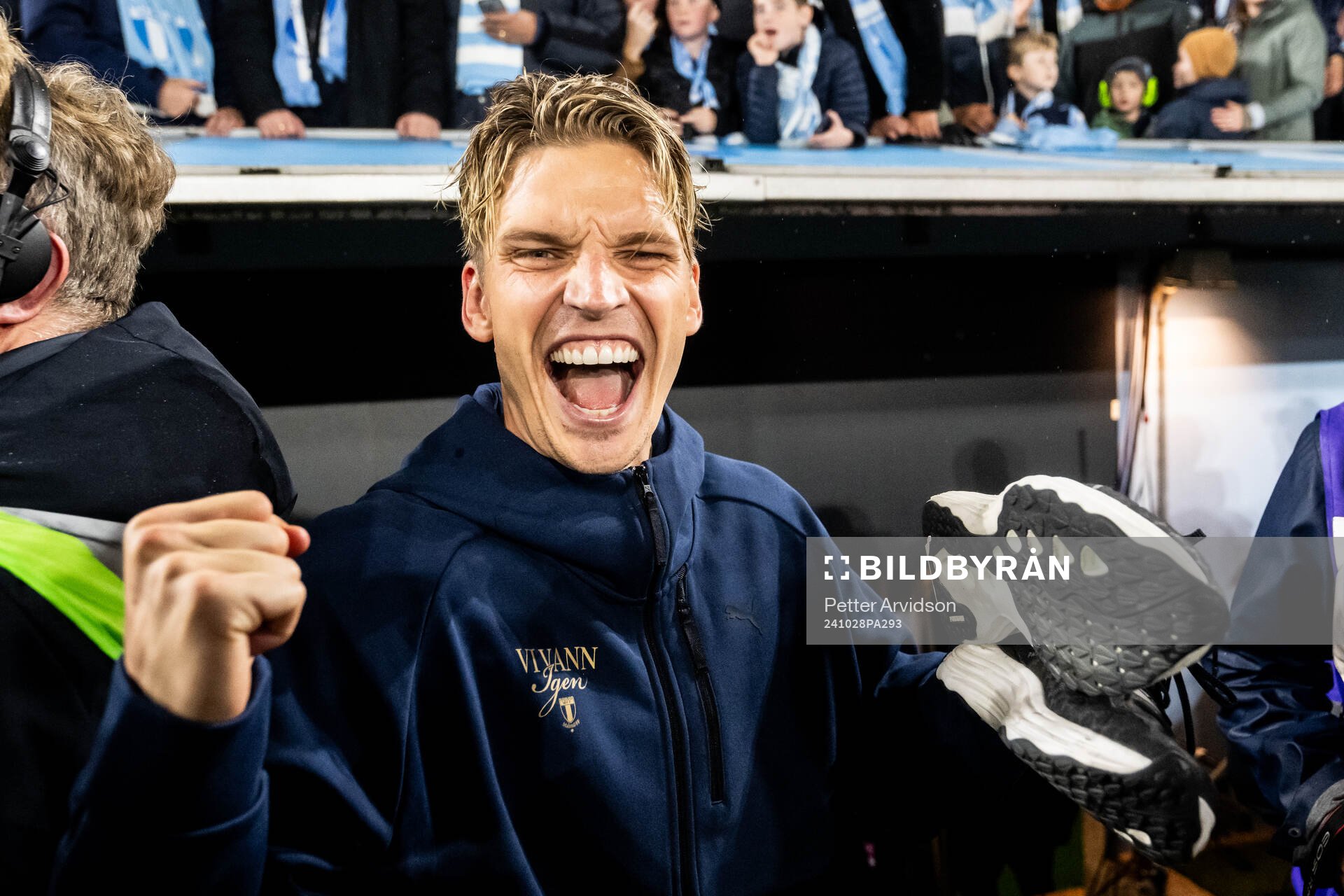 Malmö FFs Jens Stryger Larsen jublar