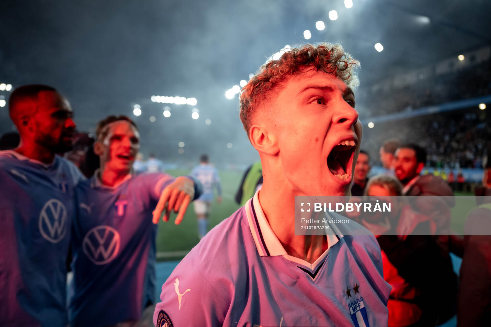 Malmö FFs Hugo Bolin jublar