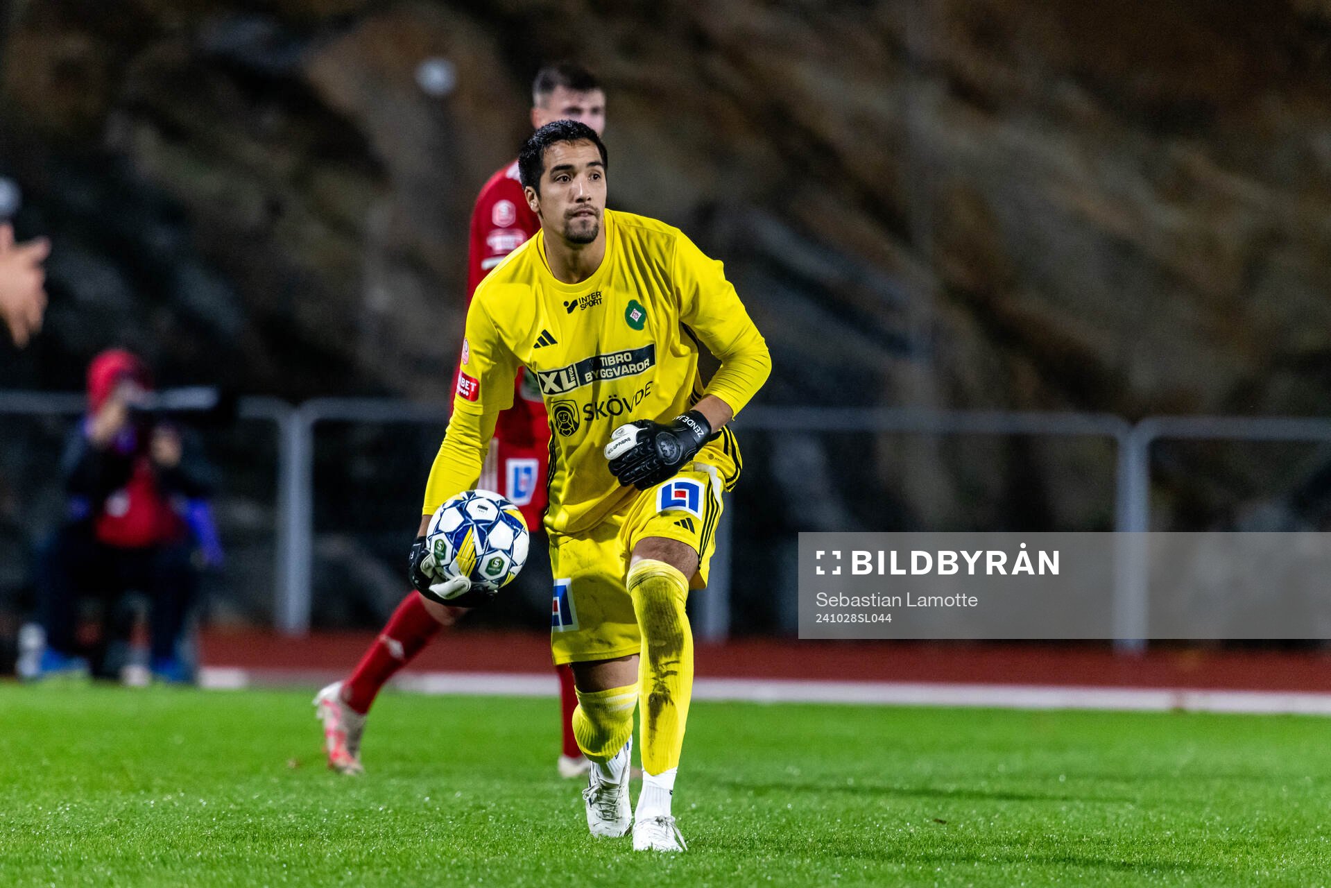 Skövde AIKs målvakt Adrian Zendejas