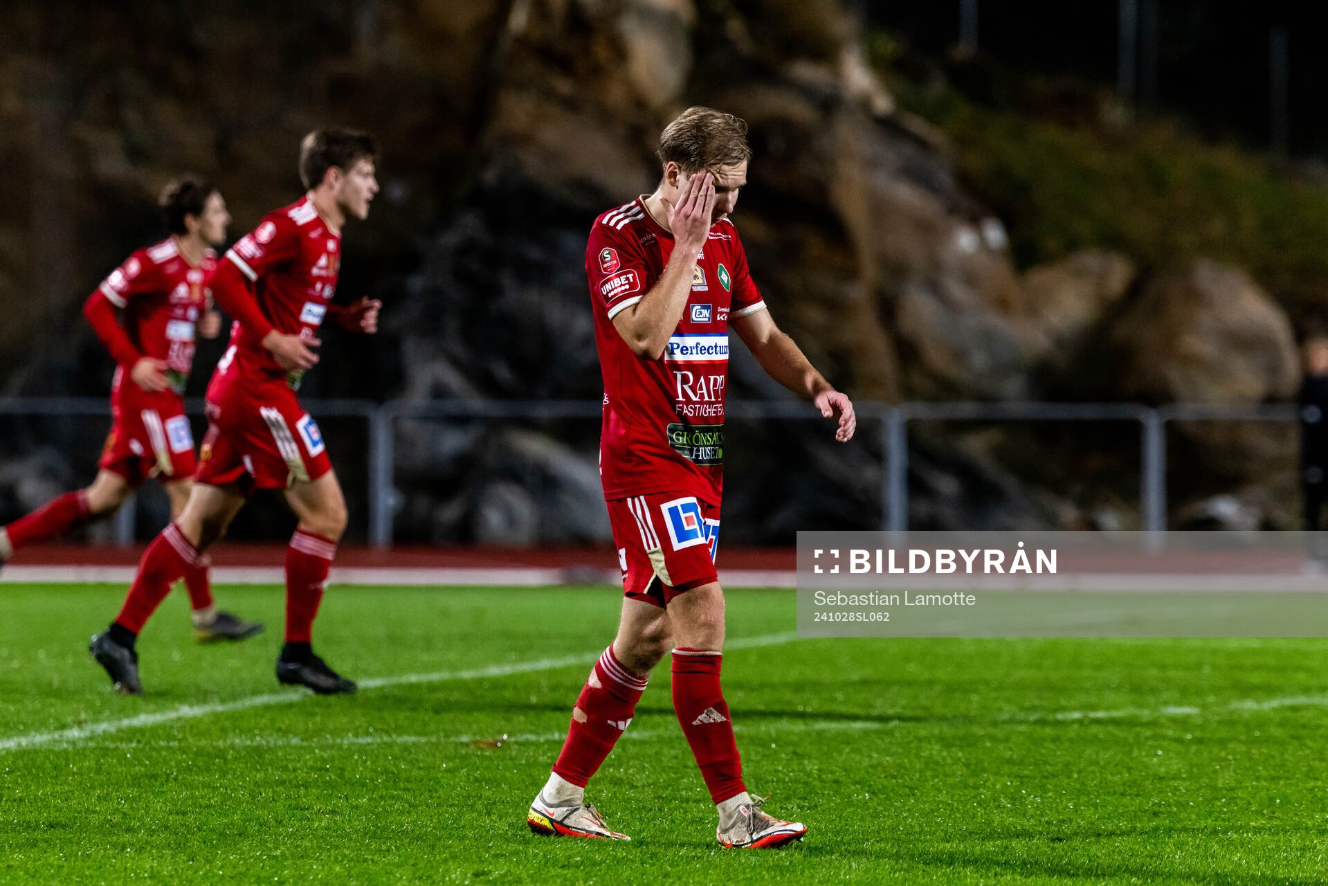 Skövde AIKs Samuel Sörman deppar