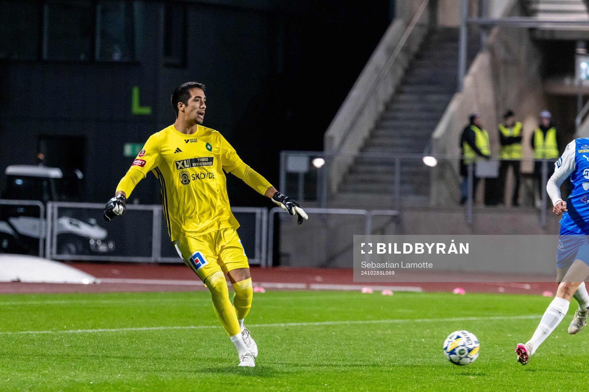 Skövde AIKs målvakt Adrian Zendejas