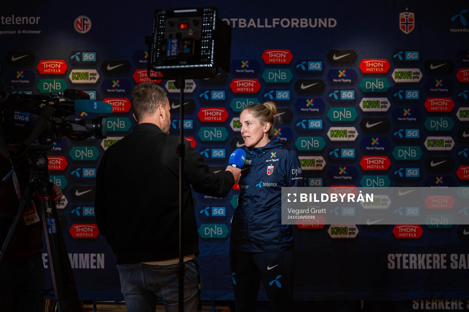Gemma Grainger, head coach of the Norwegian women's