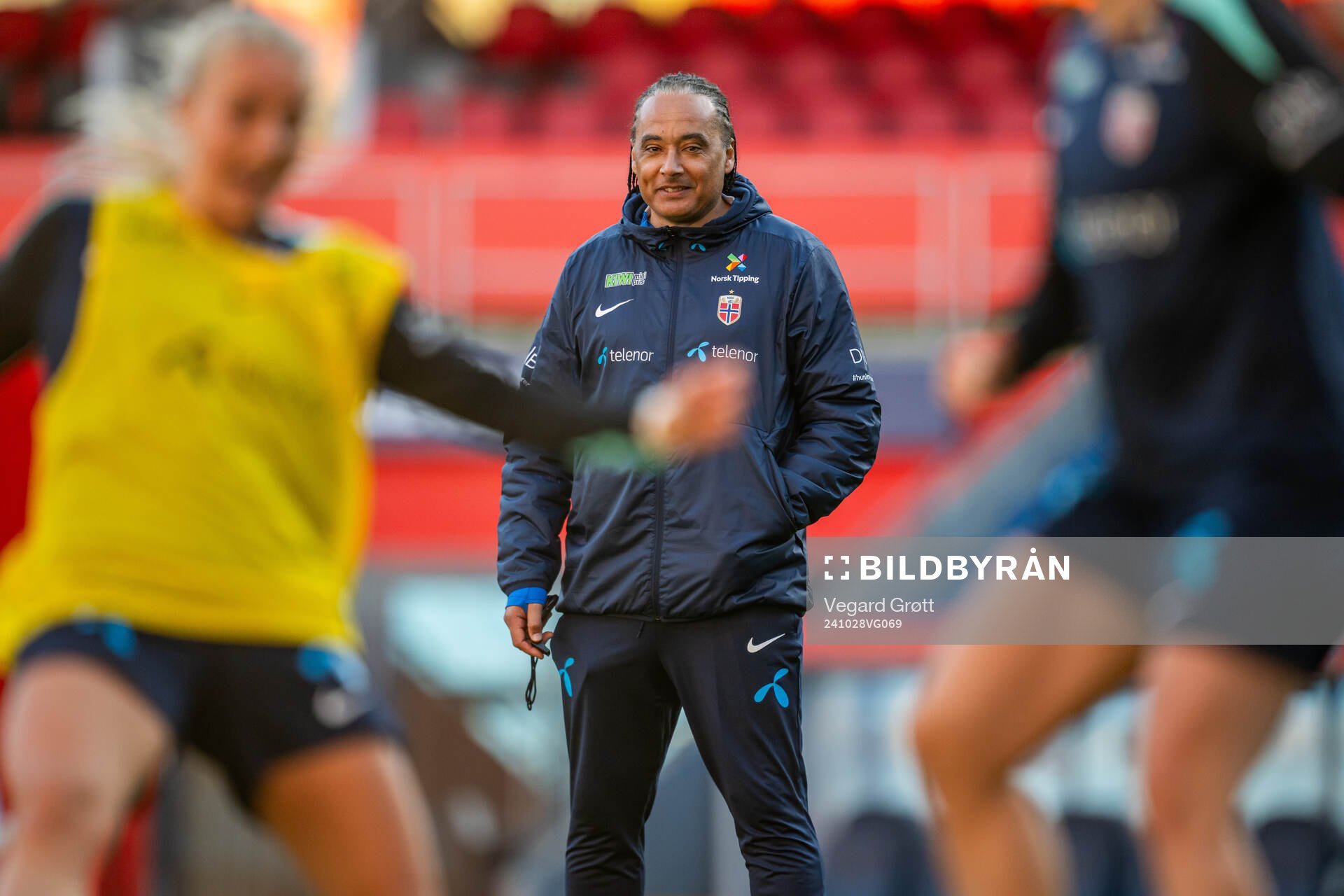 Lee Skyrme, assistant coach of the Norwegian women's