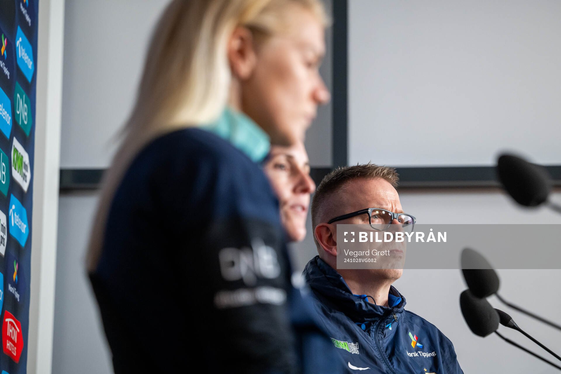 Henning Sverdrup, media officer of the Norwegian women's