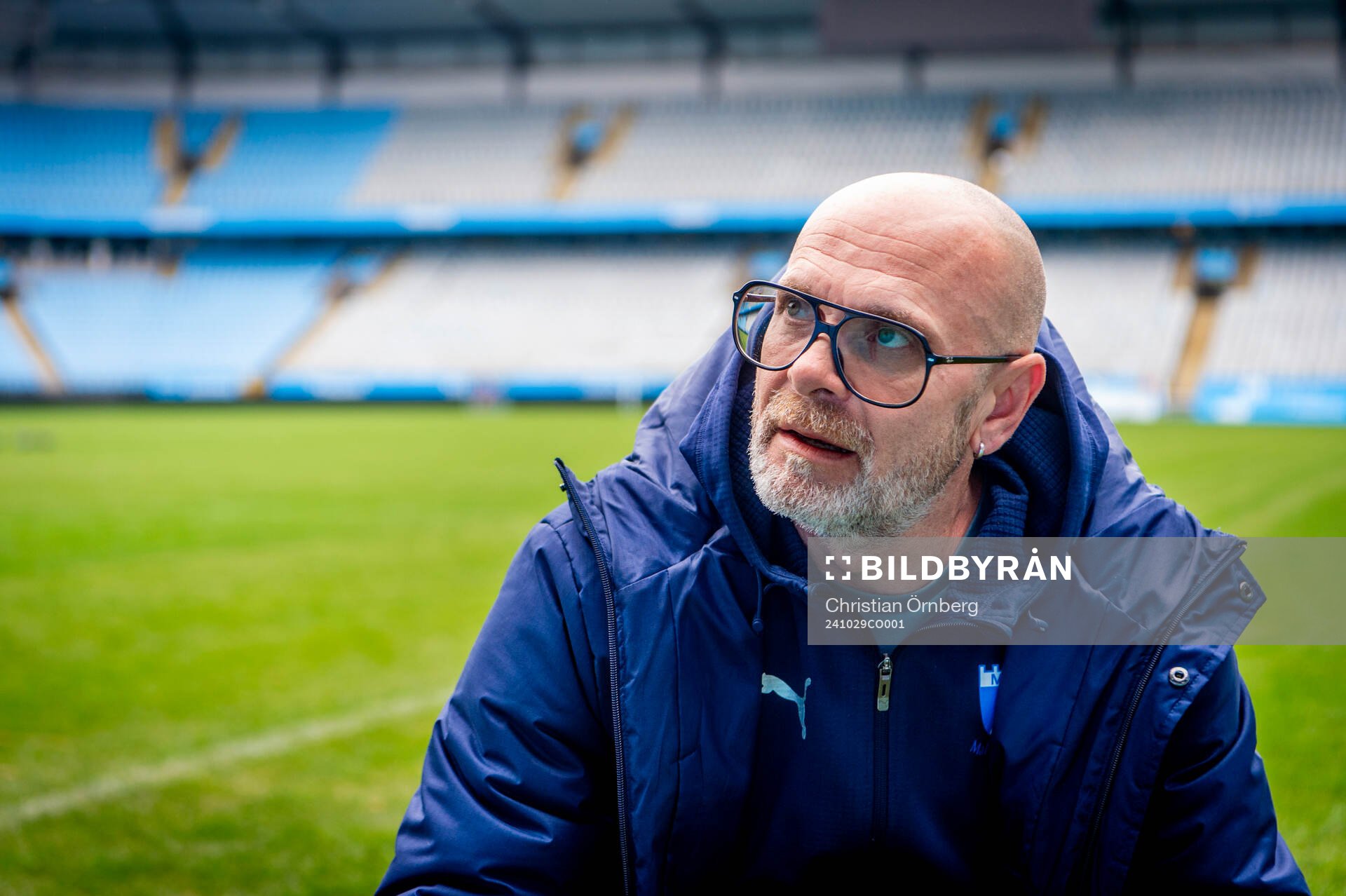 Magnus Olsson, ansvarig för fotbollsplanen