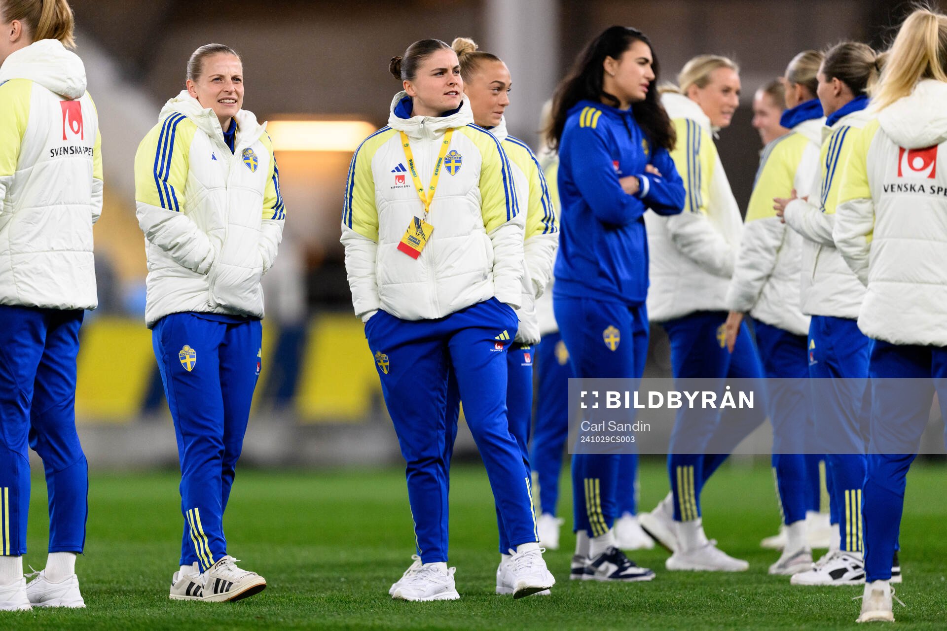 Anna Anvegård and Hanna Wijk of Sweden