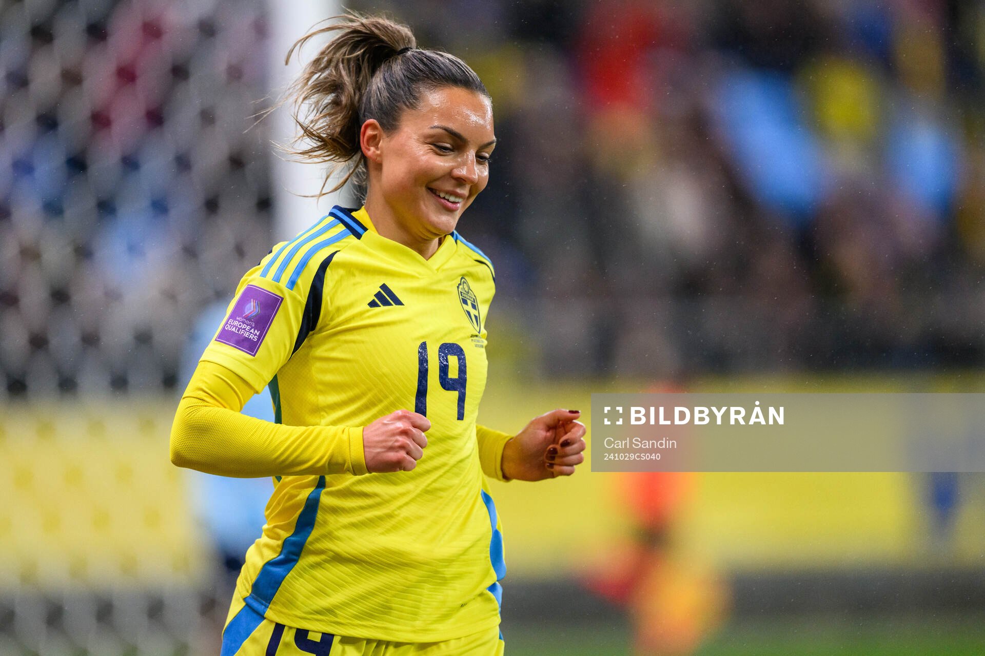 Johanna Rytting Kaneryd of Sweden celebrates