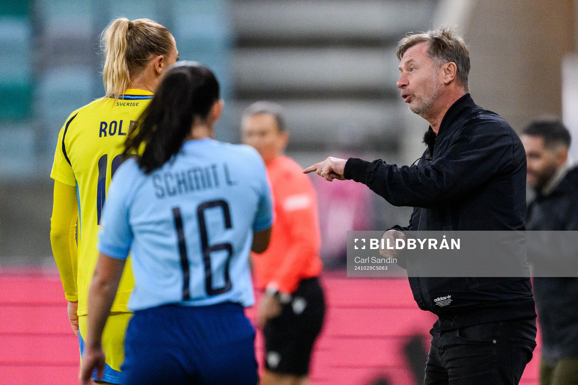 Head coach Peter Gerhardsson of Sweden