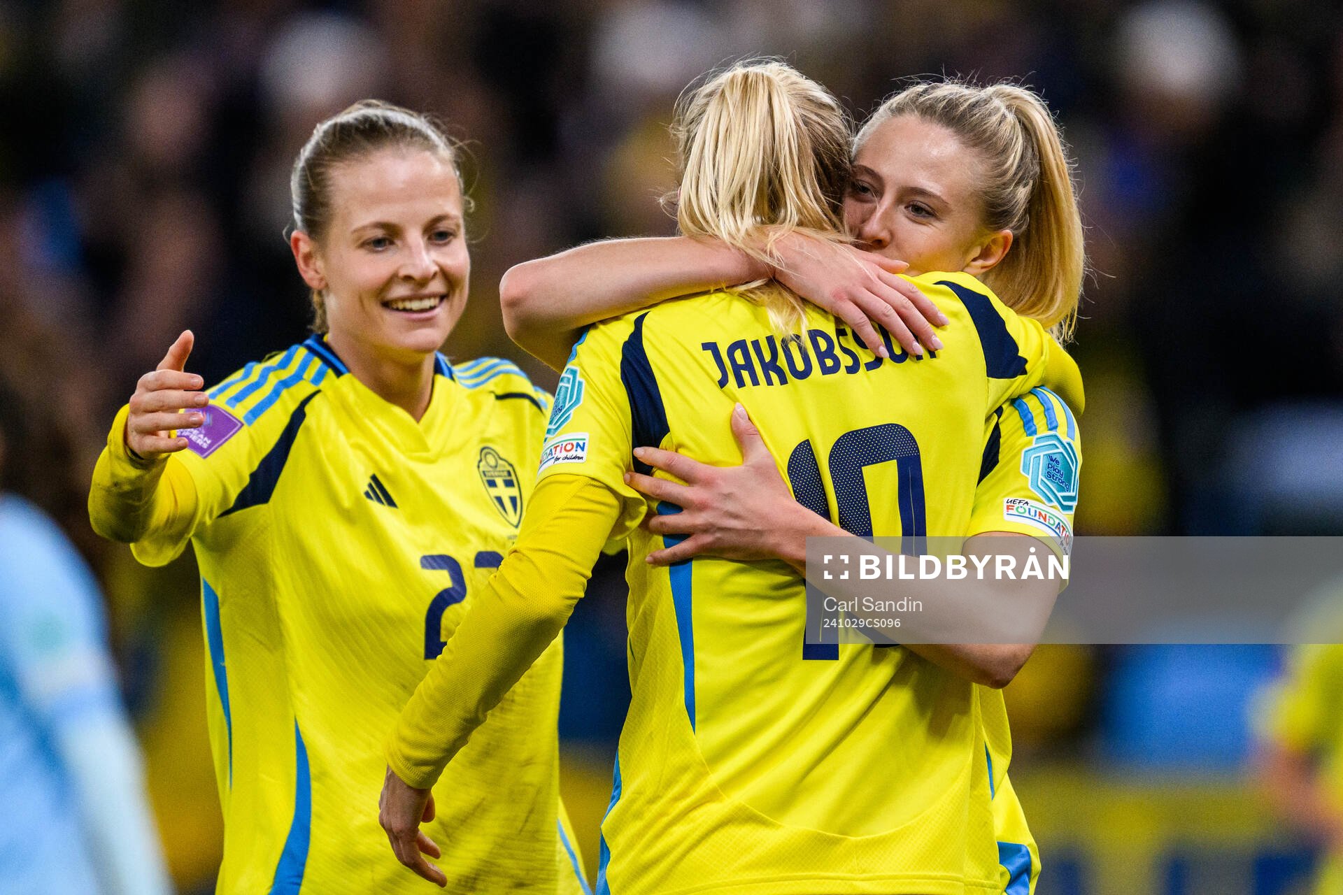Anna Anvegård, Sofia Jakobsson and Rebecka Blomqvist of