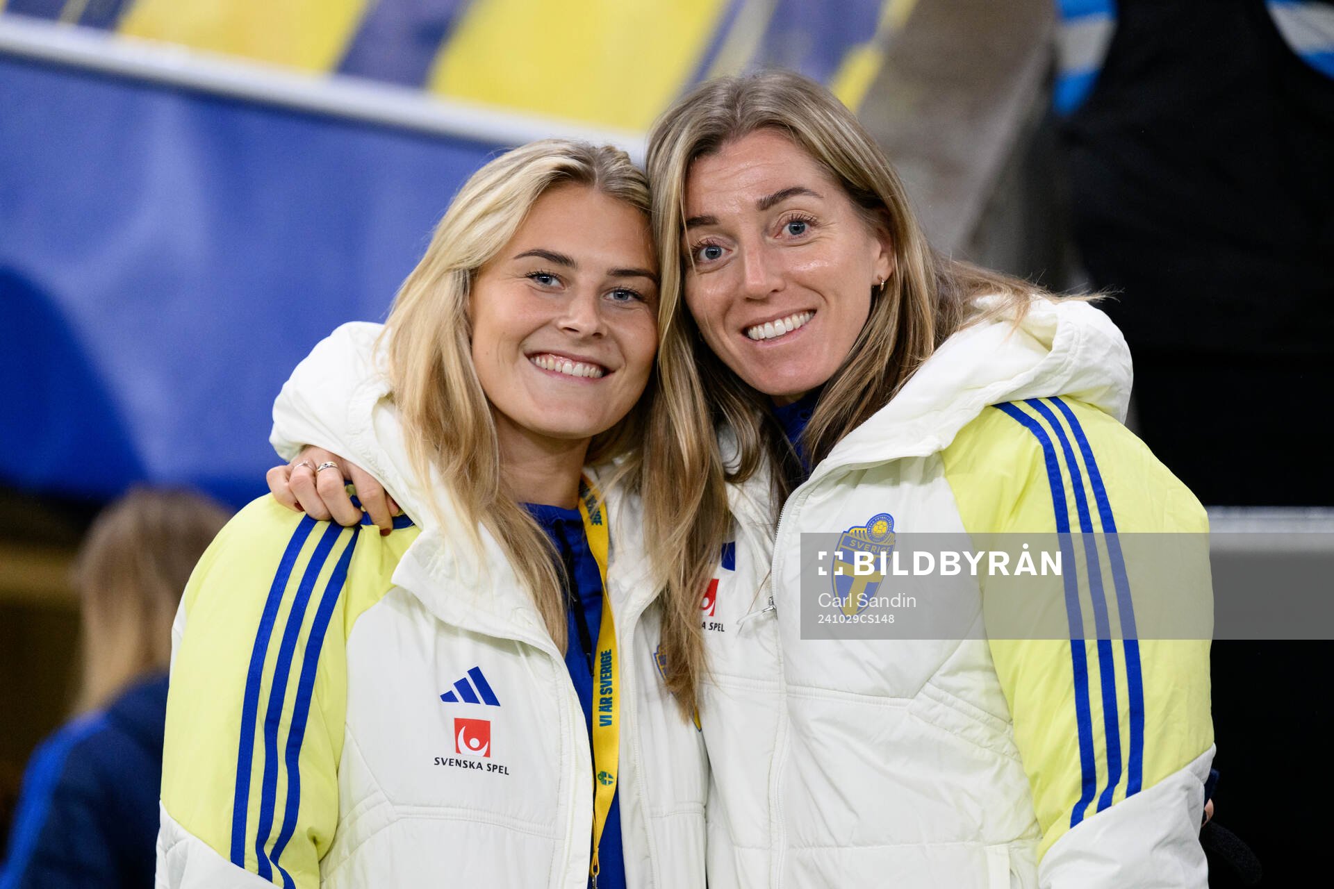 Amanda Nildén and Linda Sembrant of Sweden