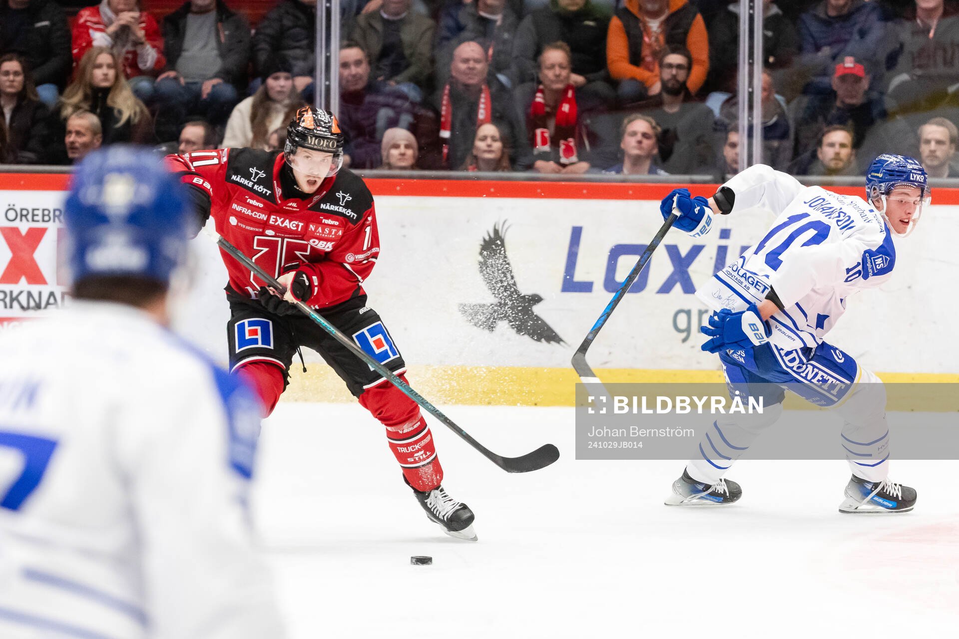 Örebros Kalle Kossila och Leksands Anton Johansson