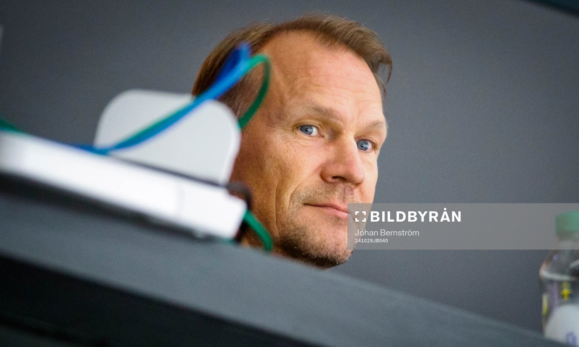 Detroit Red Wings Niklas Lidström på läktaren