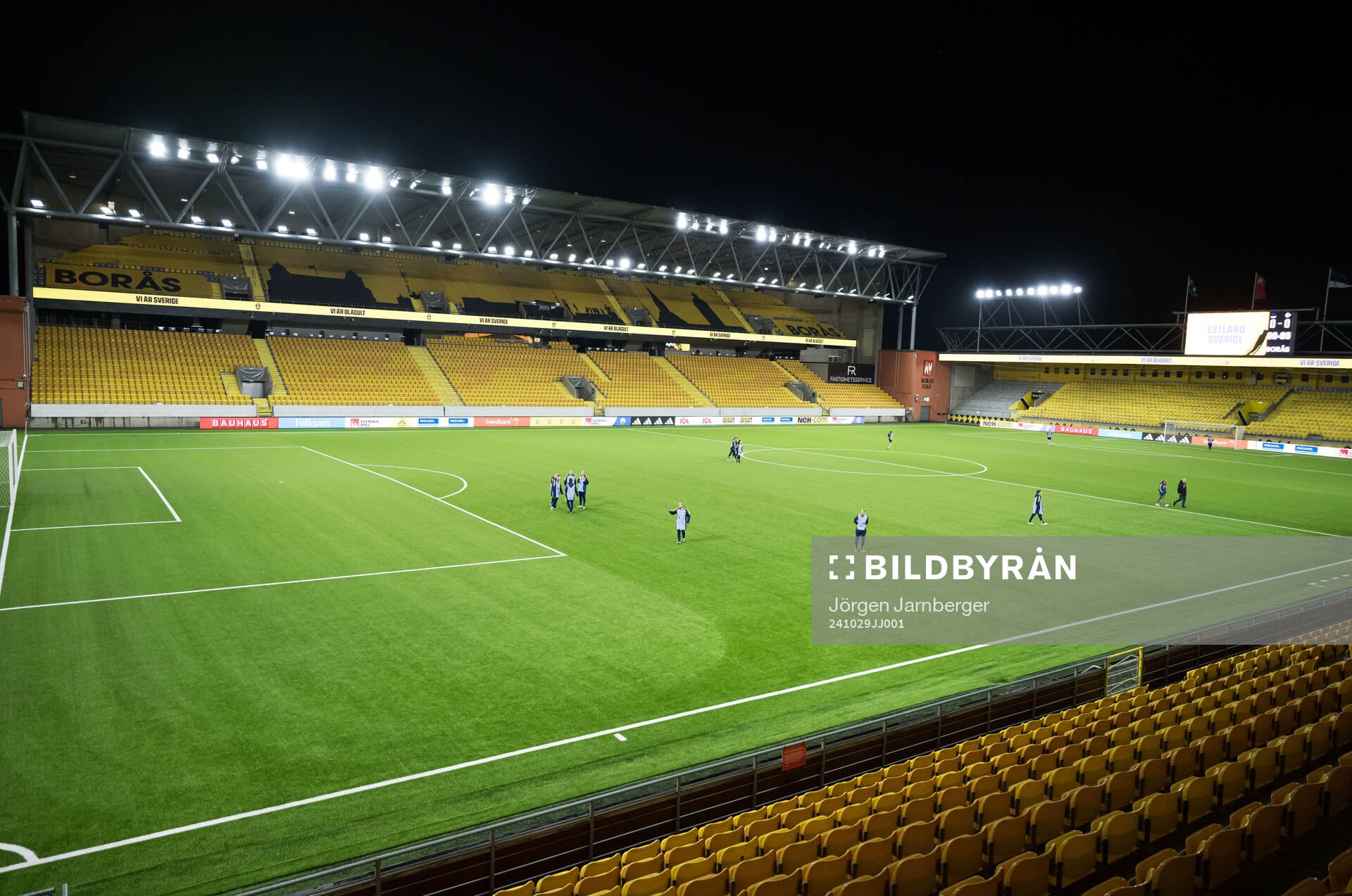 Overview of Borås arena