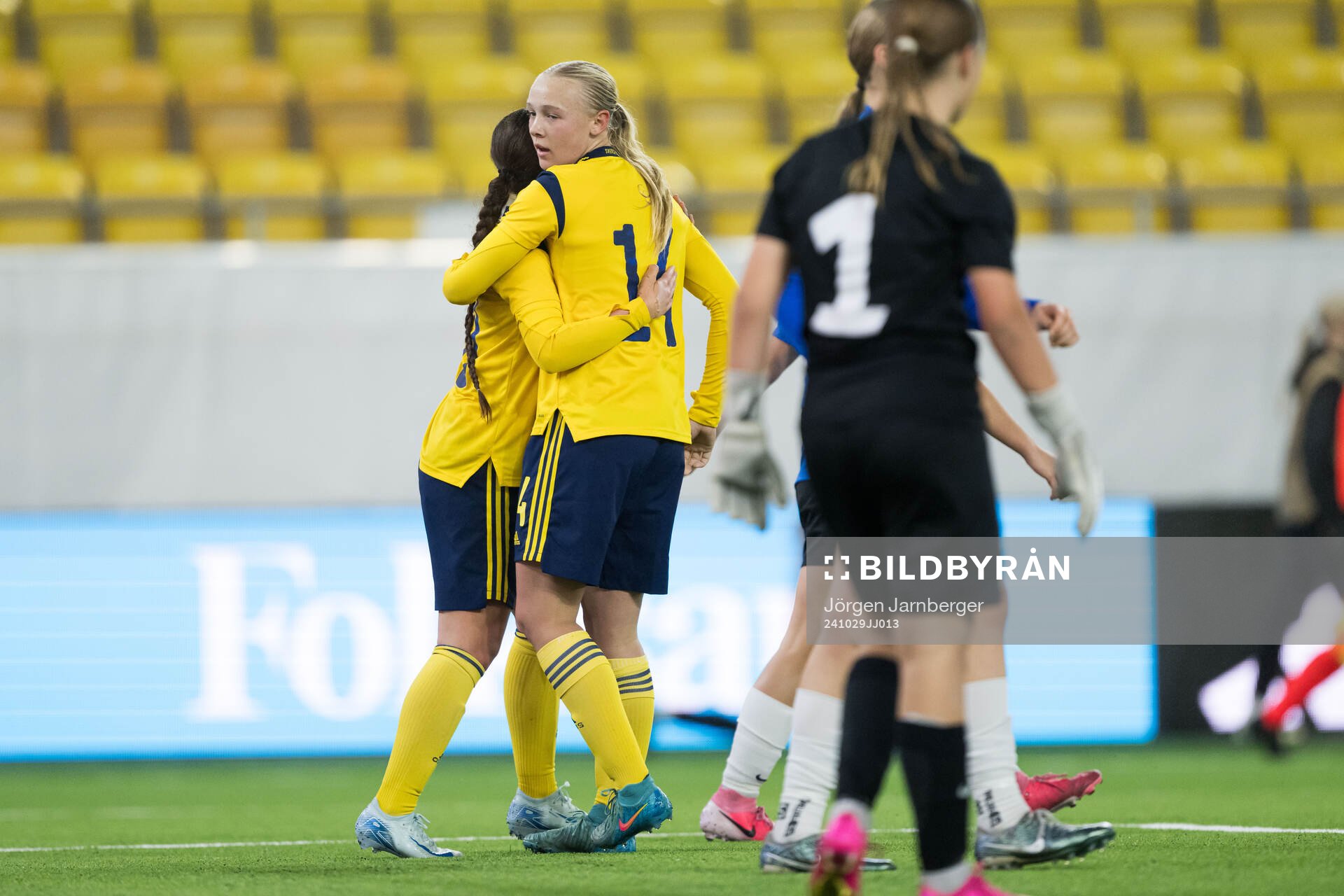 Filippa Andersson Widén of Sweden celebrates