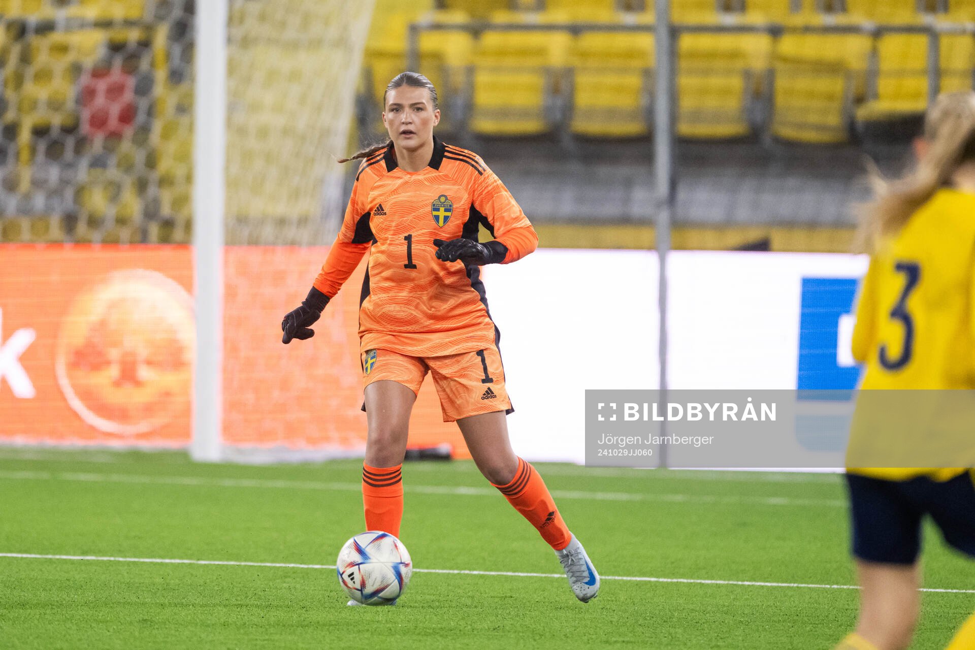 Goalkeeper Fanny Jurander of Sweden