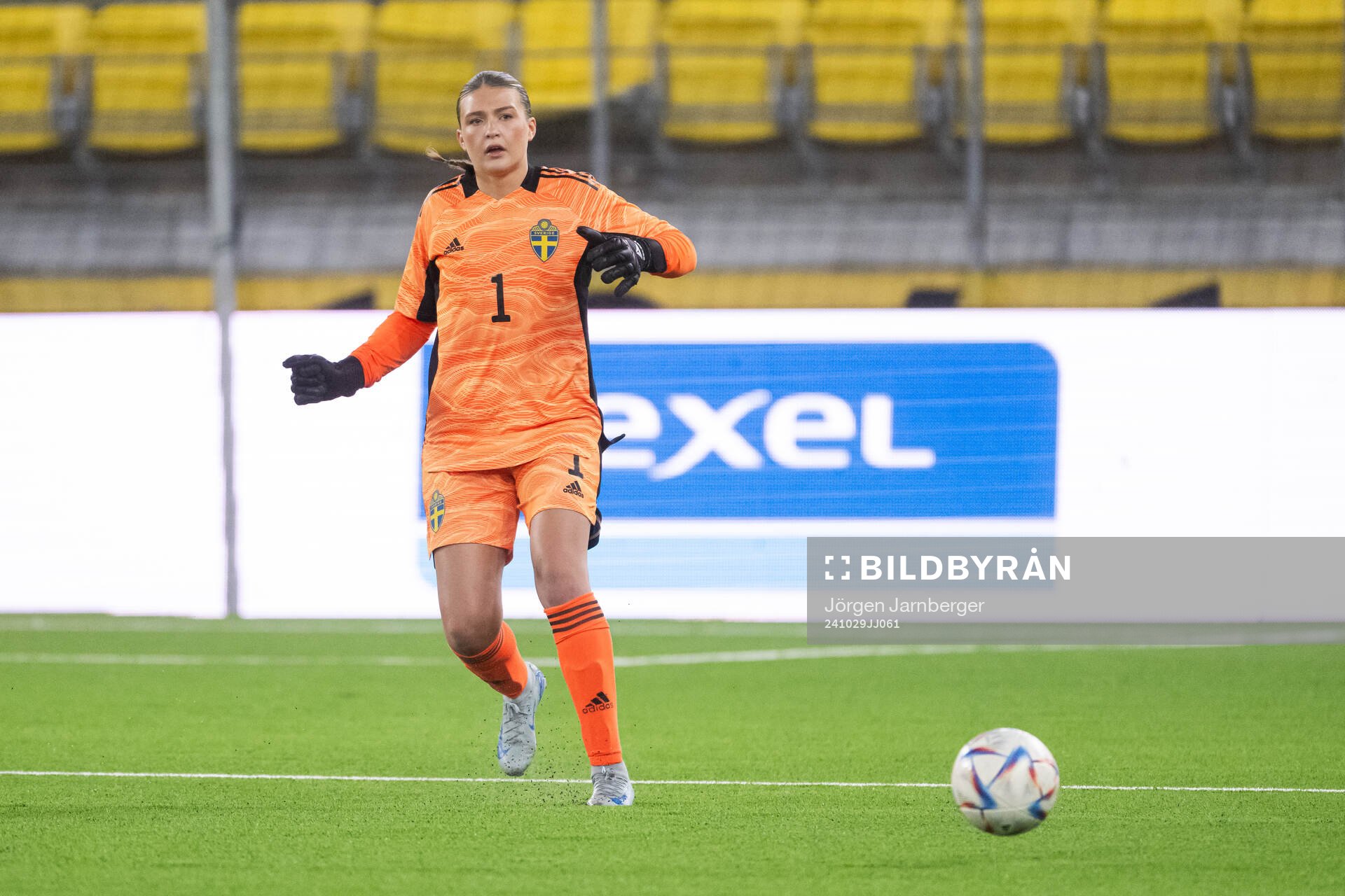Goalkeeper Fanny Jurander of Sweden