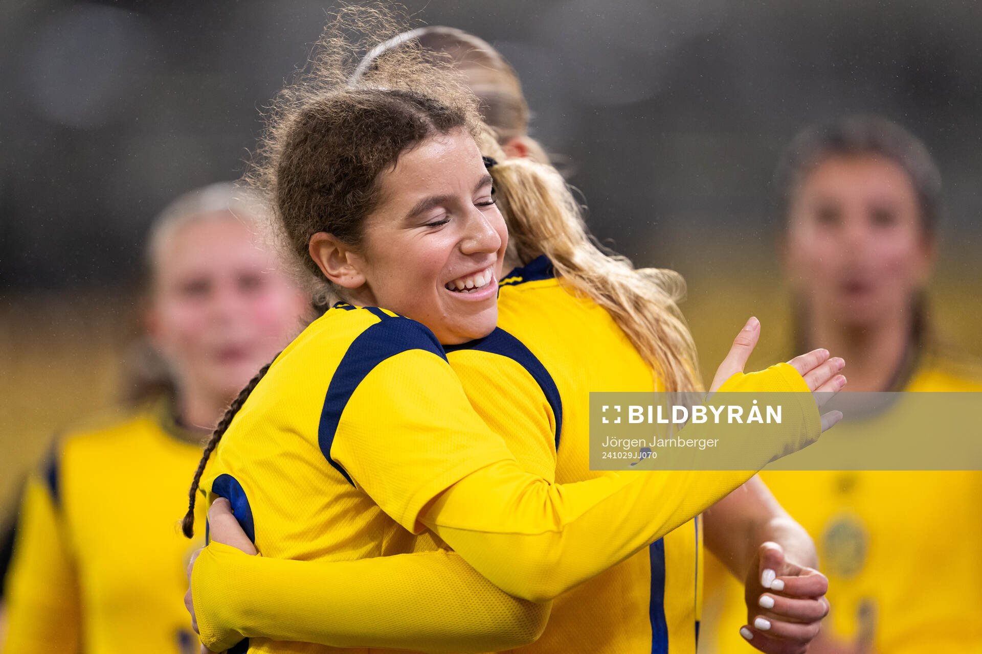 Inés Lorenius of Sweden celebrates