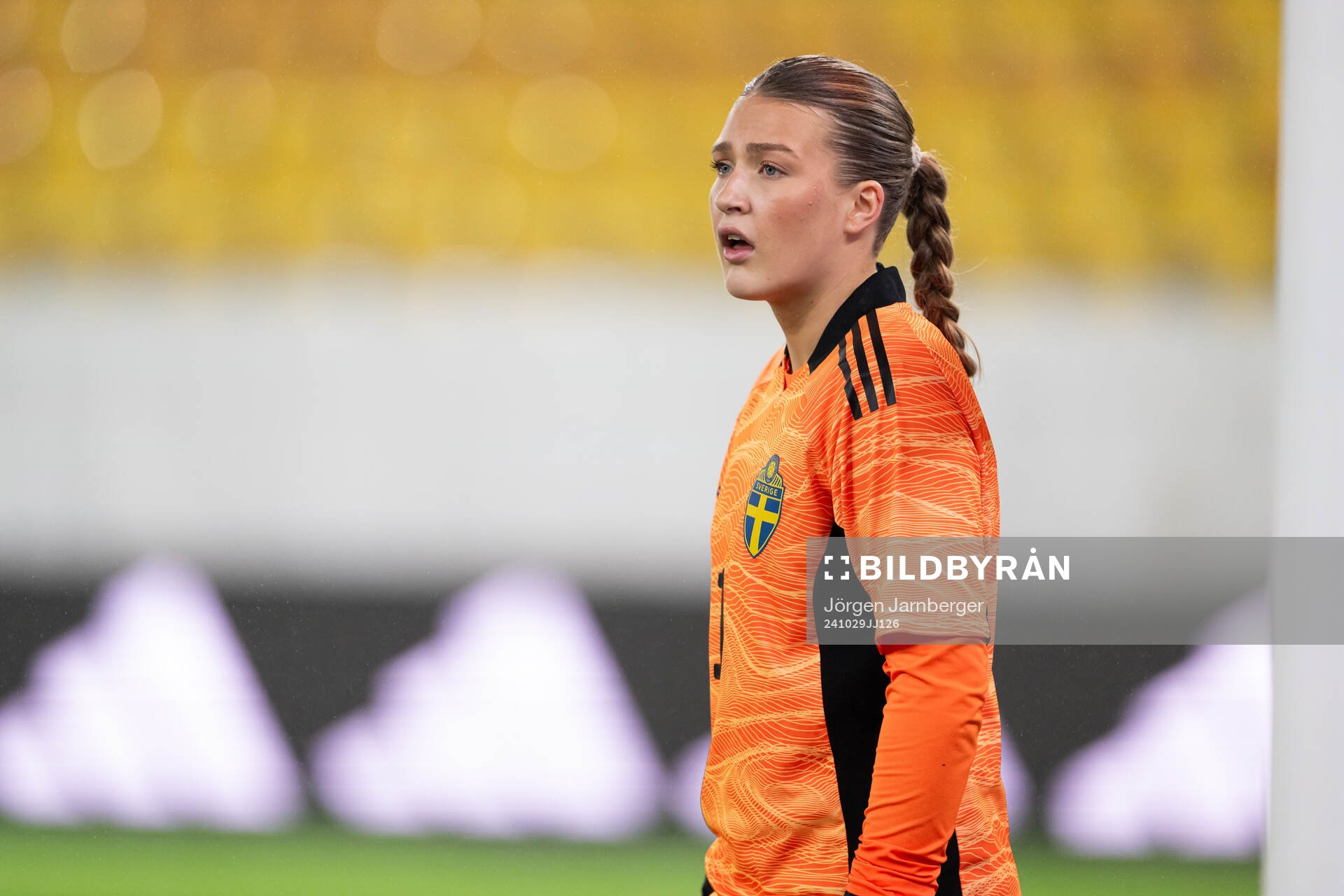 Goalkeeper Fanny Jurander of Sweden