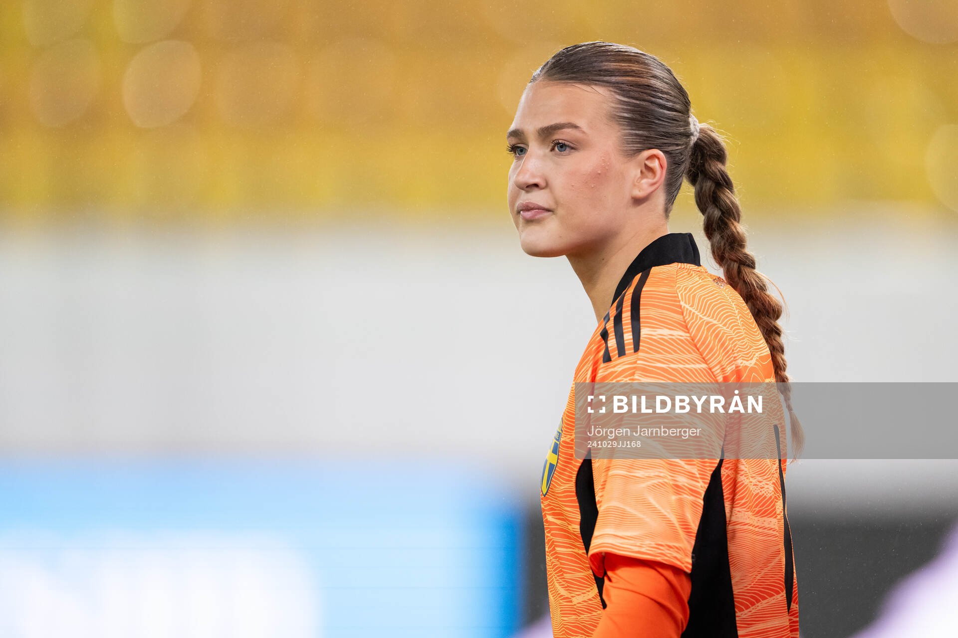 Goalkeeper Fanny Jurander of Sweden