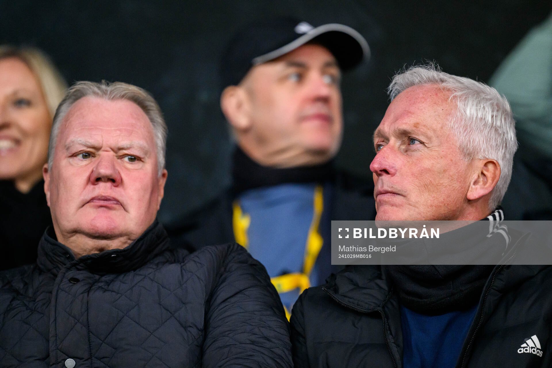 Vice president Karl-Erik Nilsson of UEFA and Håkan