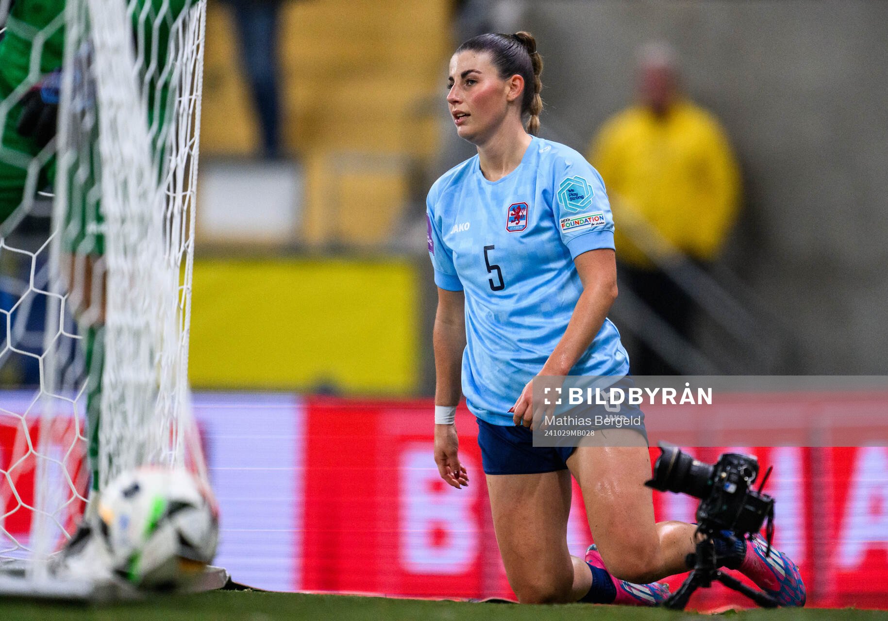 Emma Kremer of Luxembourg looks dejected
