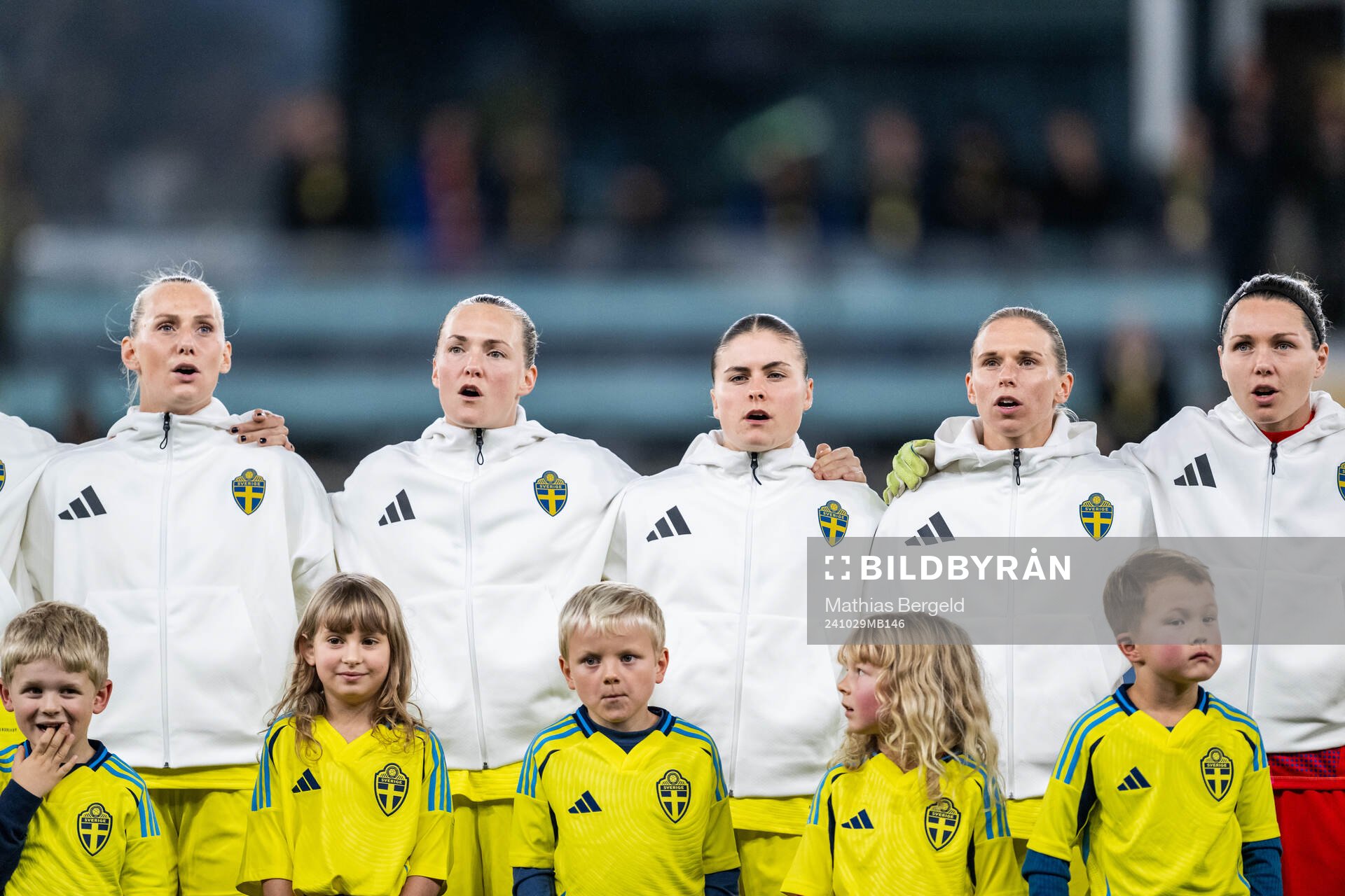 Stina Blackstenius, Magdalena Eriksson, Hanna Wijk, Jonna