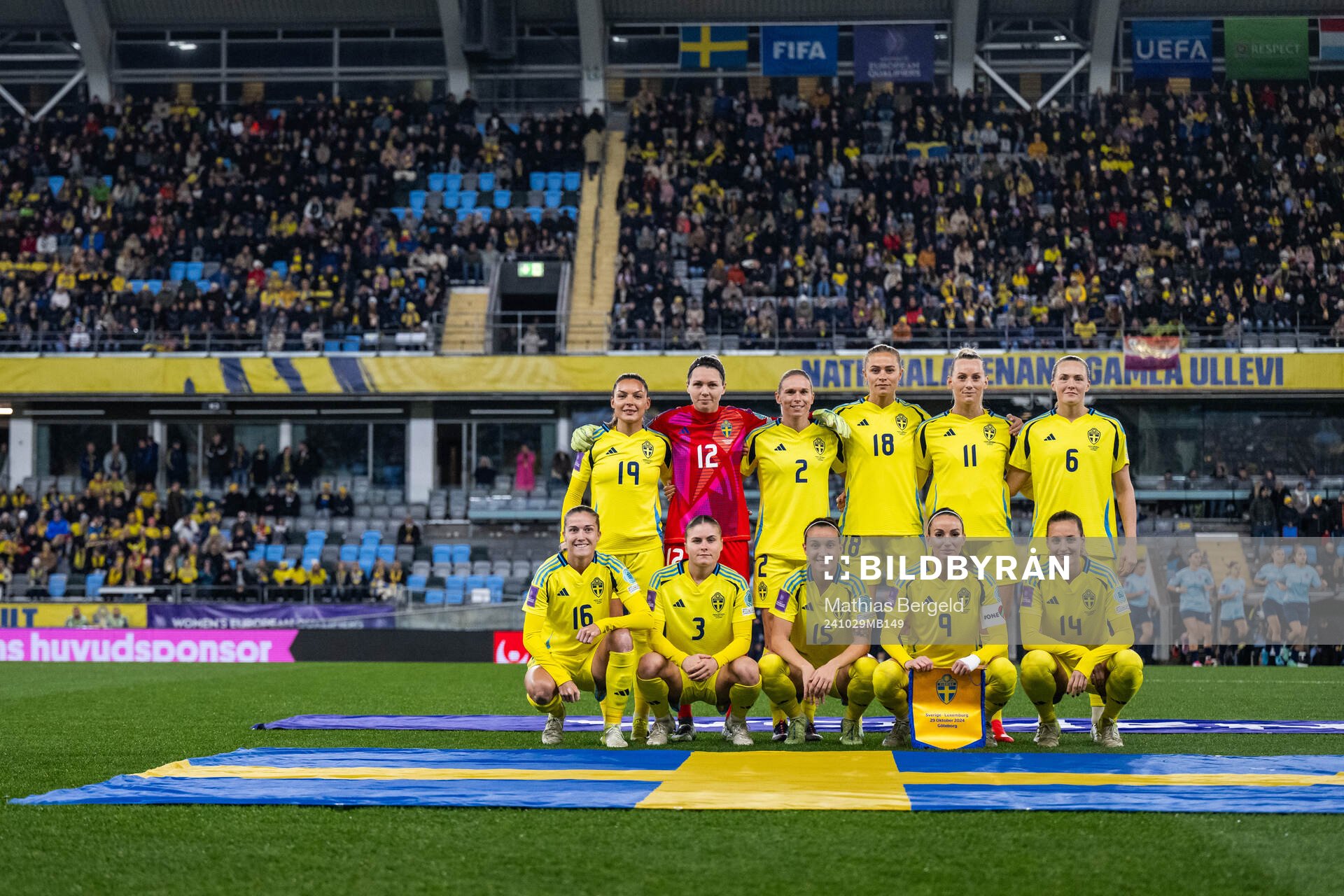 Johanna Rytting Kaneryd, goalkeeper Jennifer Falk, Jonna