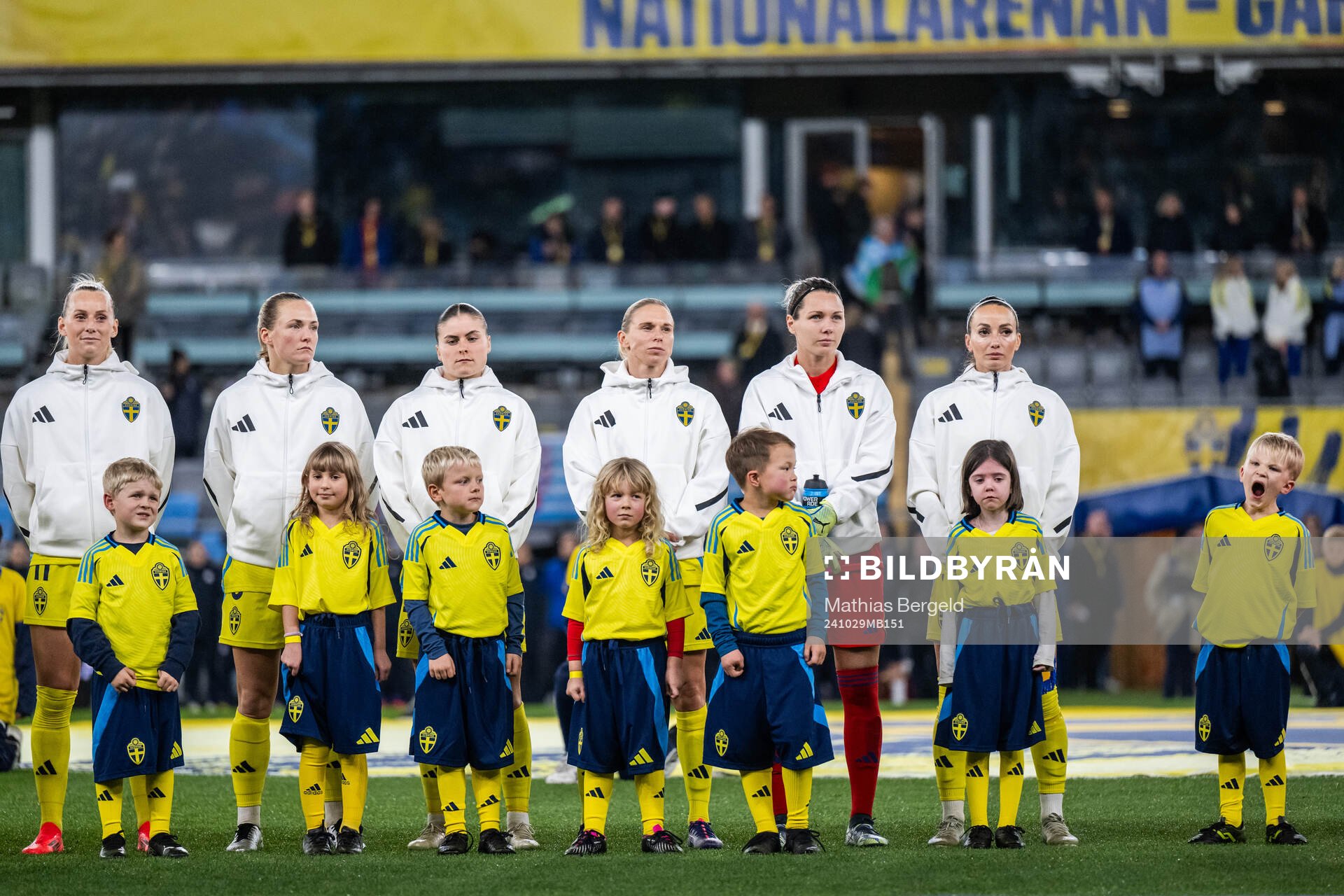 Stina Blackstenius, Magdalena Eriksson, Hanna Wijk, Jonna